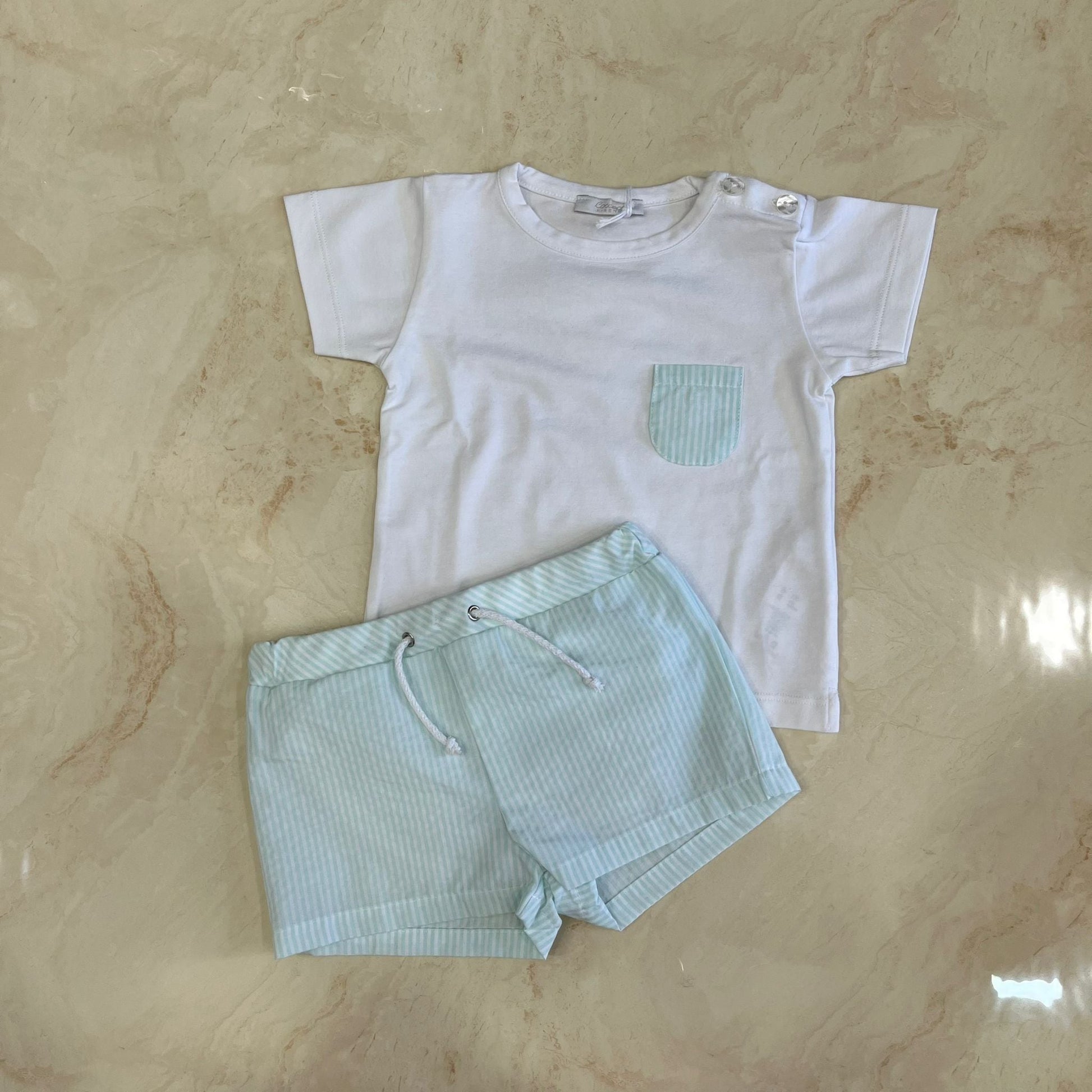 Coccodè Firenze t-shirt con costumino A righe - Anima Kids