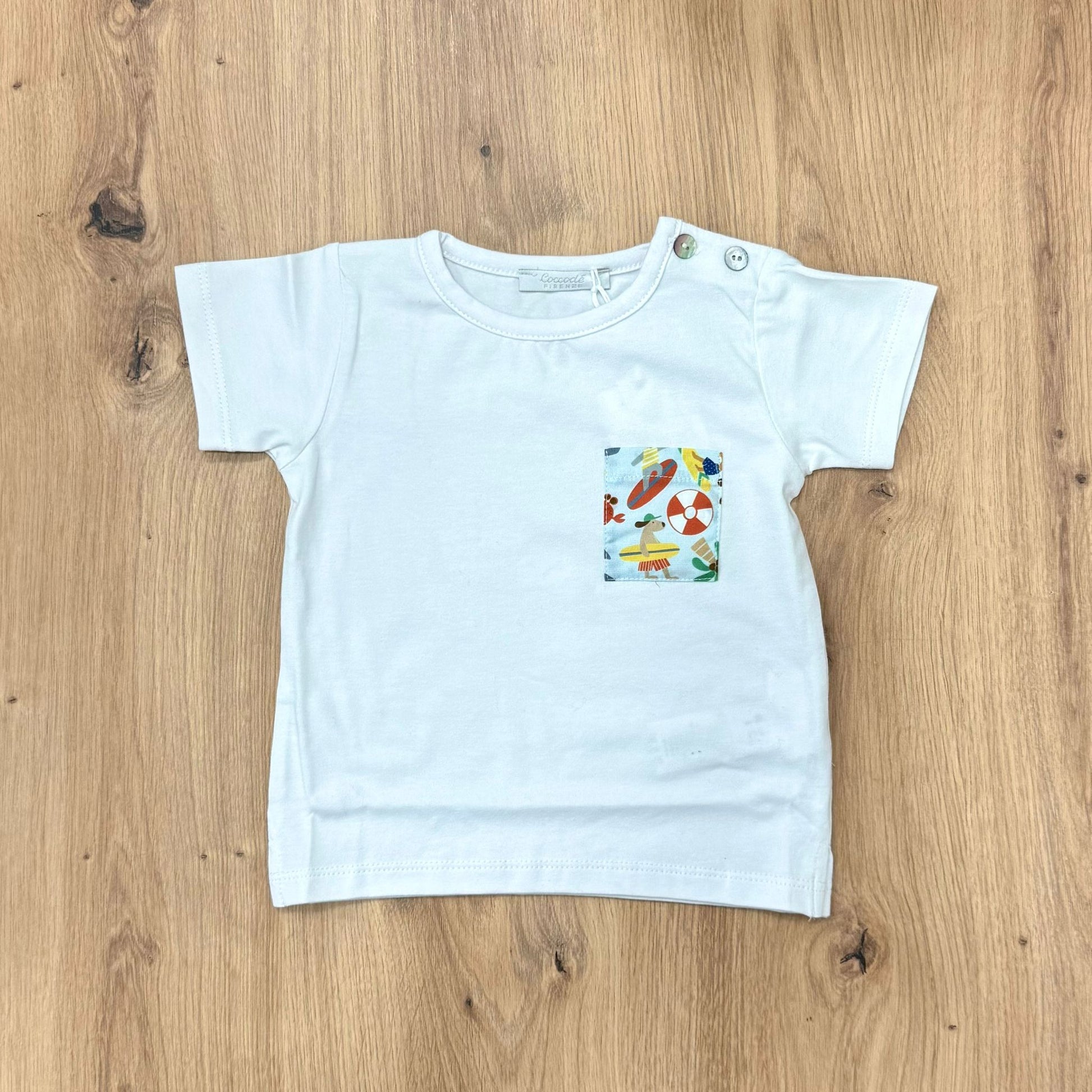 Coccodè Firenze t-shirt con taschino - Anima Kids