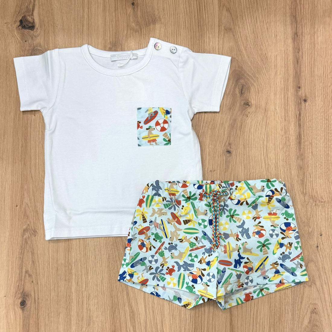 Coccodè Firenze t-shirt con taschino - Anima Kids