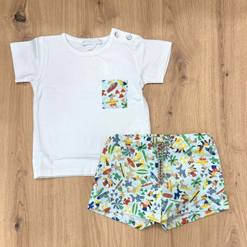 Coccodè Firenze t-shirt con taschino - Anima Kids