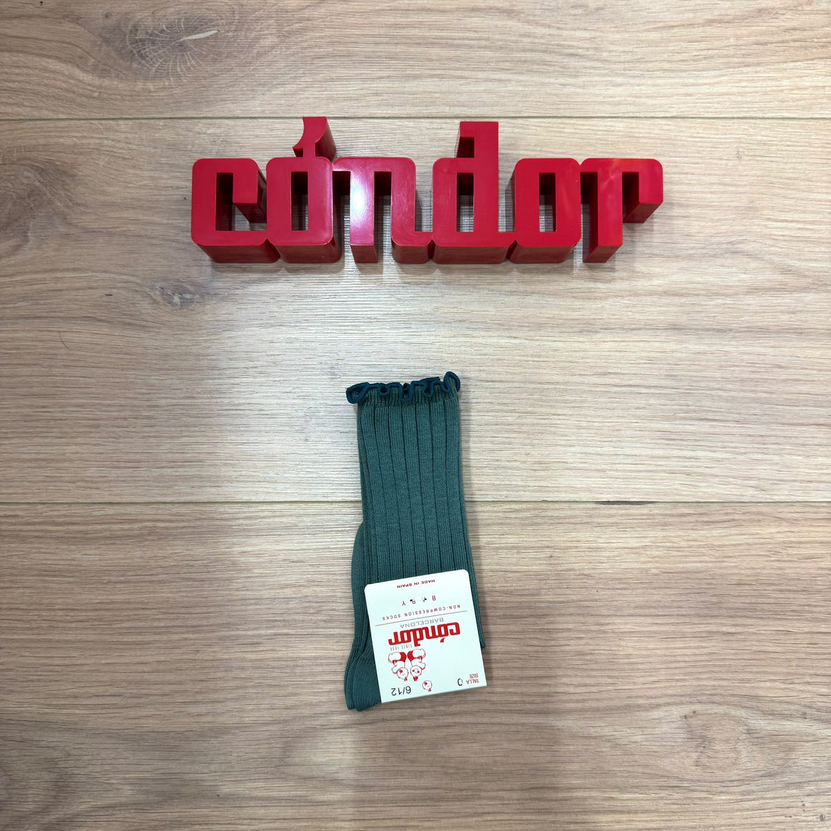 Condor calzini a coste con rouches - Anima Kids