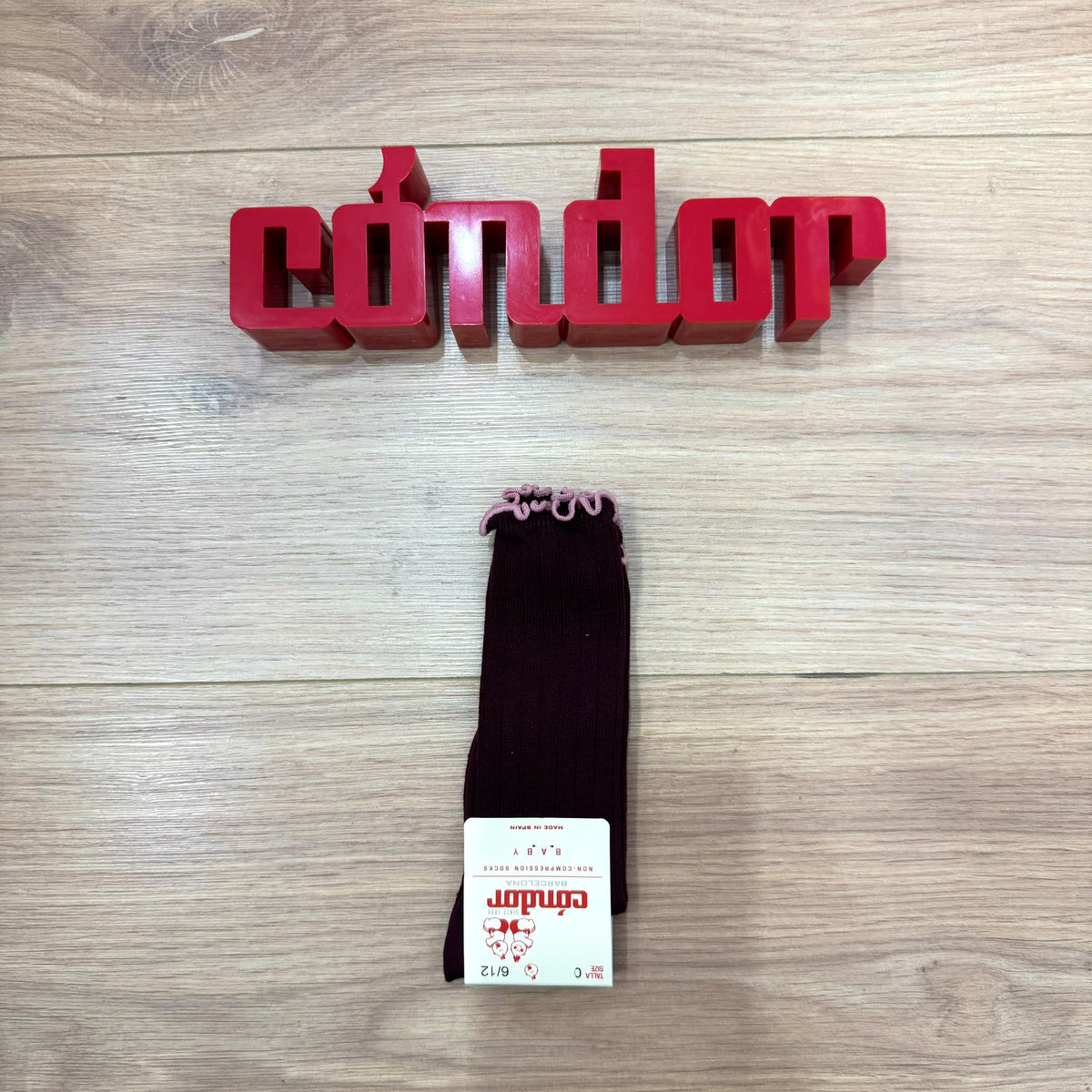 Condor calzini a coste con rouches - Anima Kids