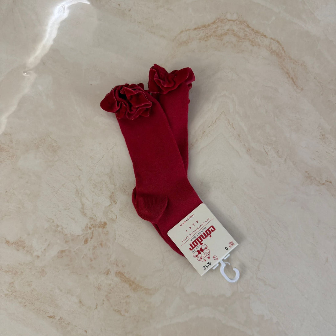 Condor Calzini alti con rouches in velluto - Anima Kids