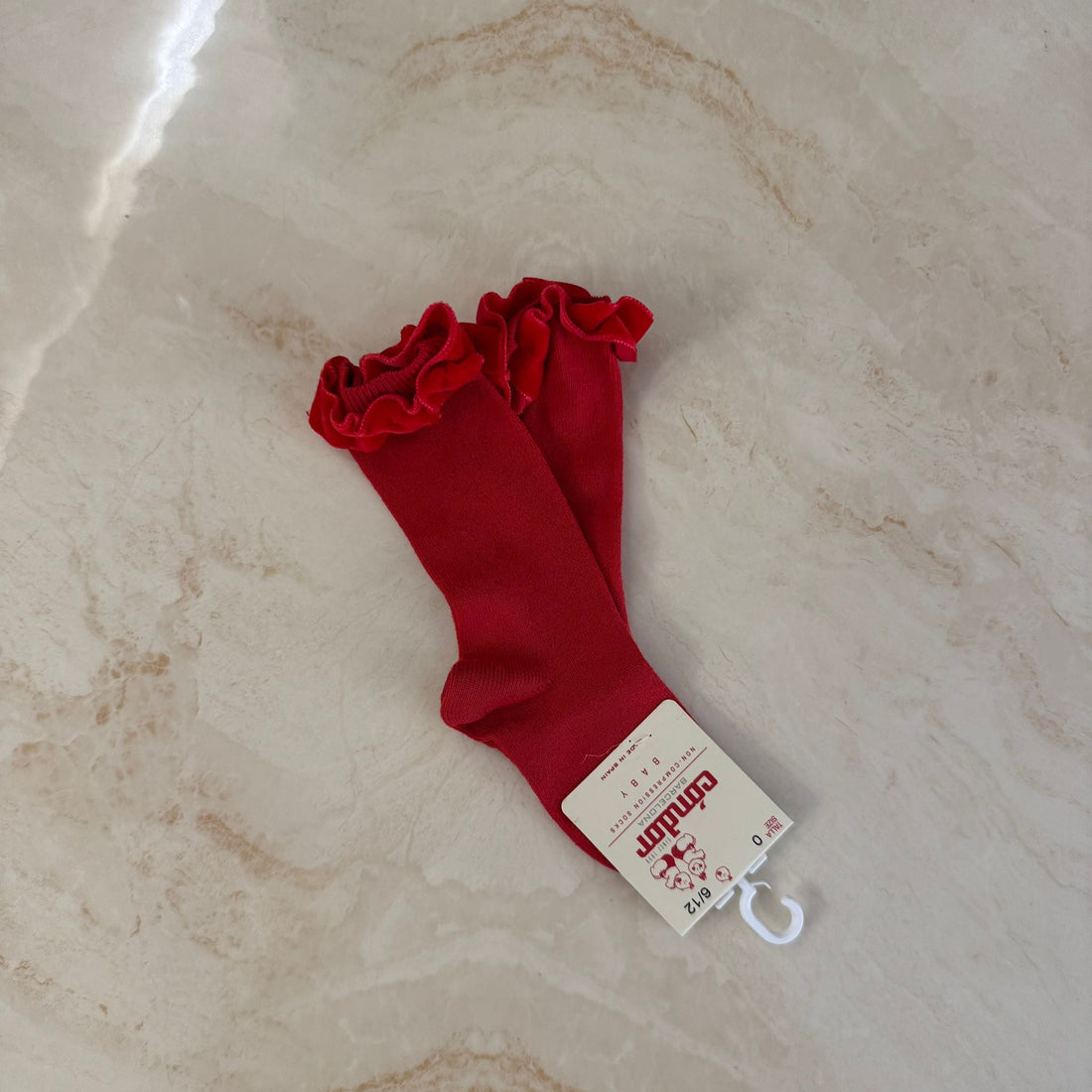 Condor Calzini alti con rouches in velluto - Anima Kids