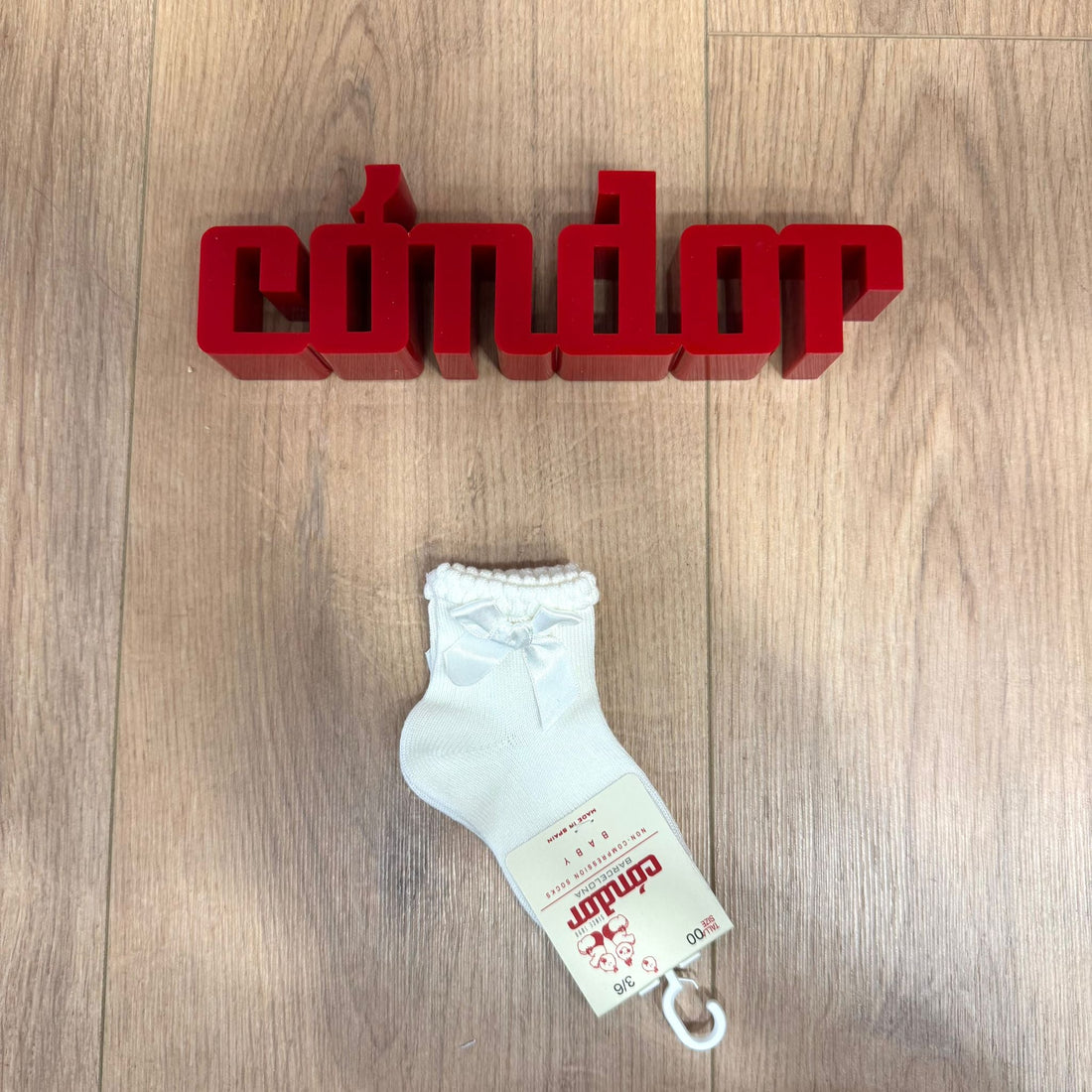 Condor calzino basso con fiocco in raso - Anima Kids
