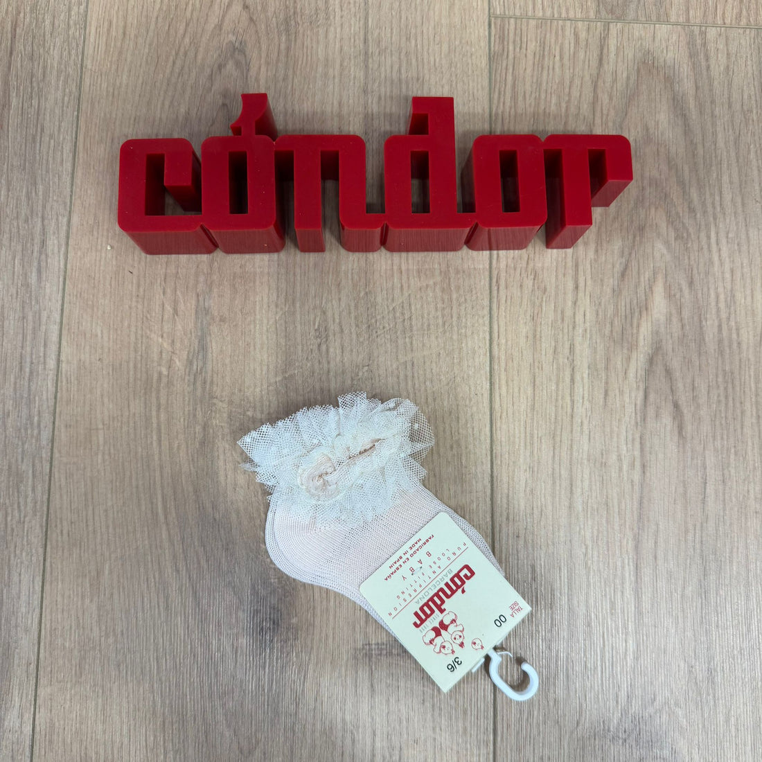 Condor calzino basso in filo con rouches - Anima Kids