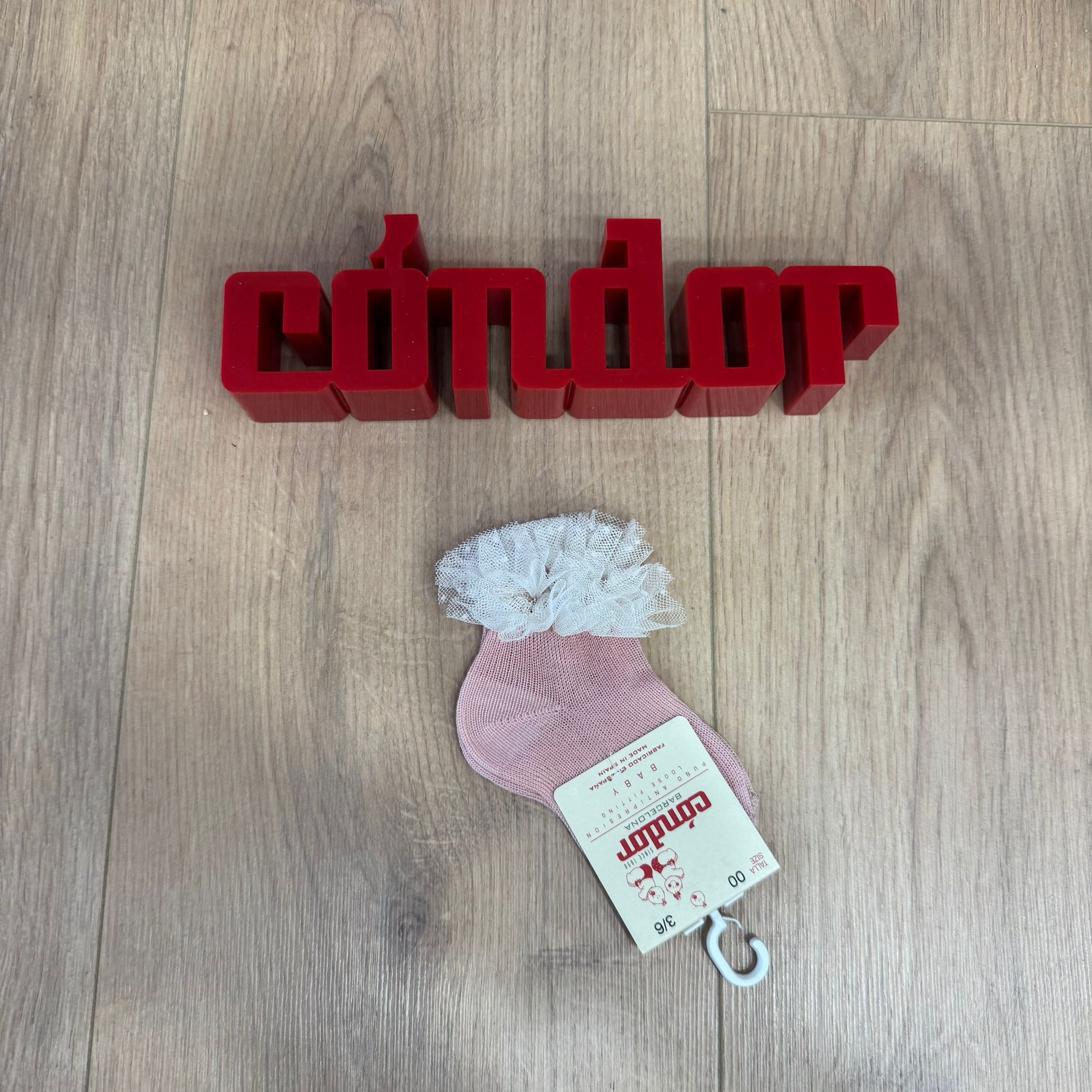 Condor calzino basso in filo con rouches - Anima Kids