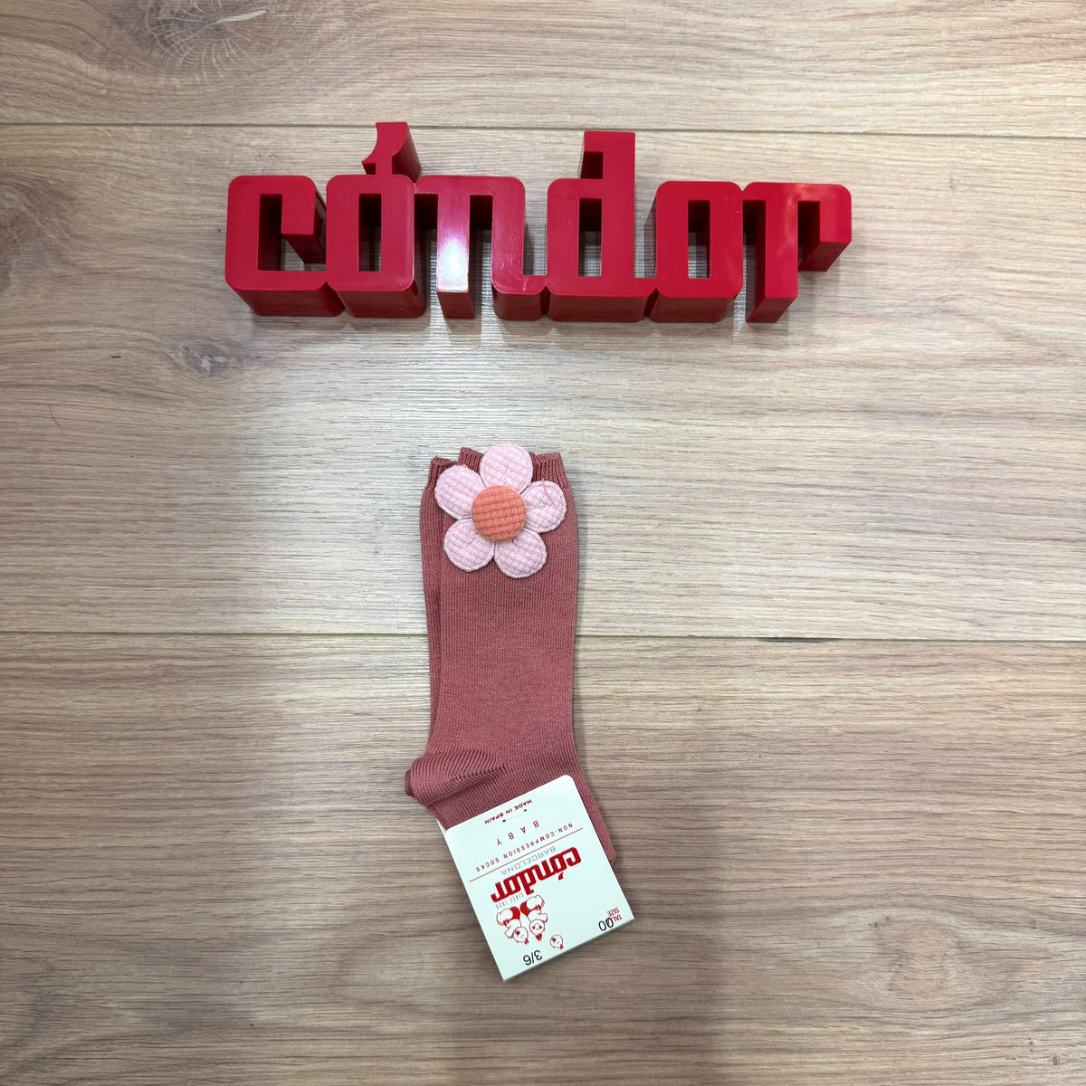 Condor calzino con fiore - Anima Kids