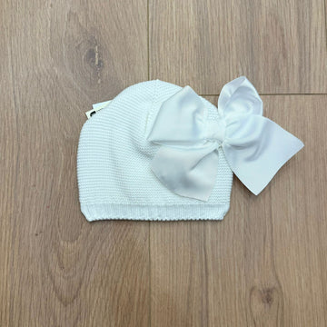 Condor cappellino con fiocco in gros grain - Anima Kids