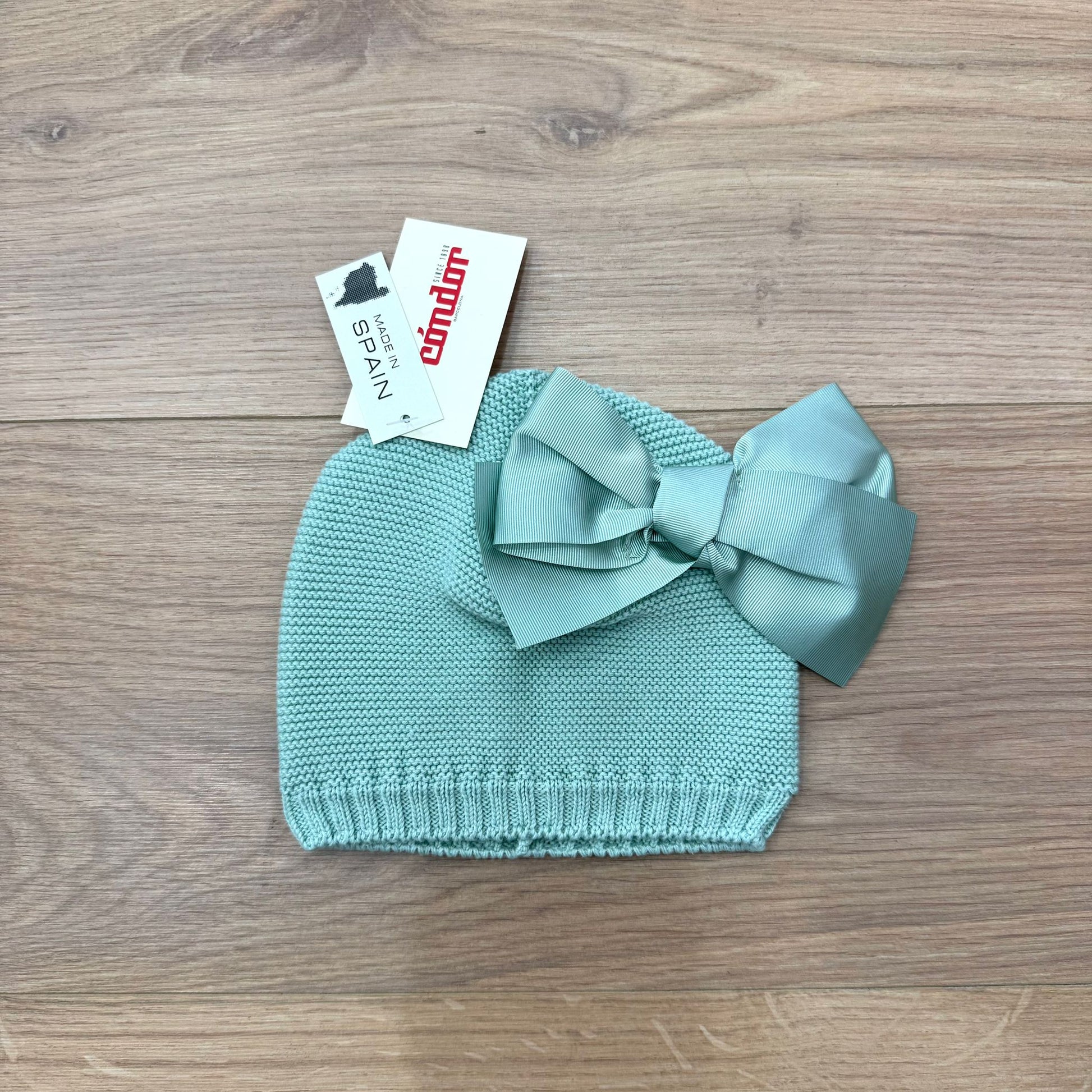 Condor cappellino con fiocco in gros grain - Anima Kids