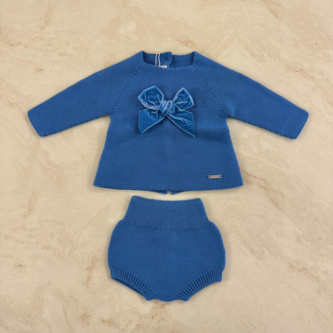 Condor Completino con fiocco in Velluto - Anima Kids