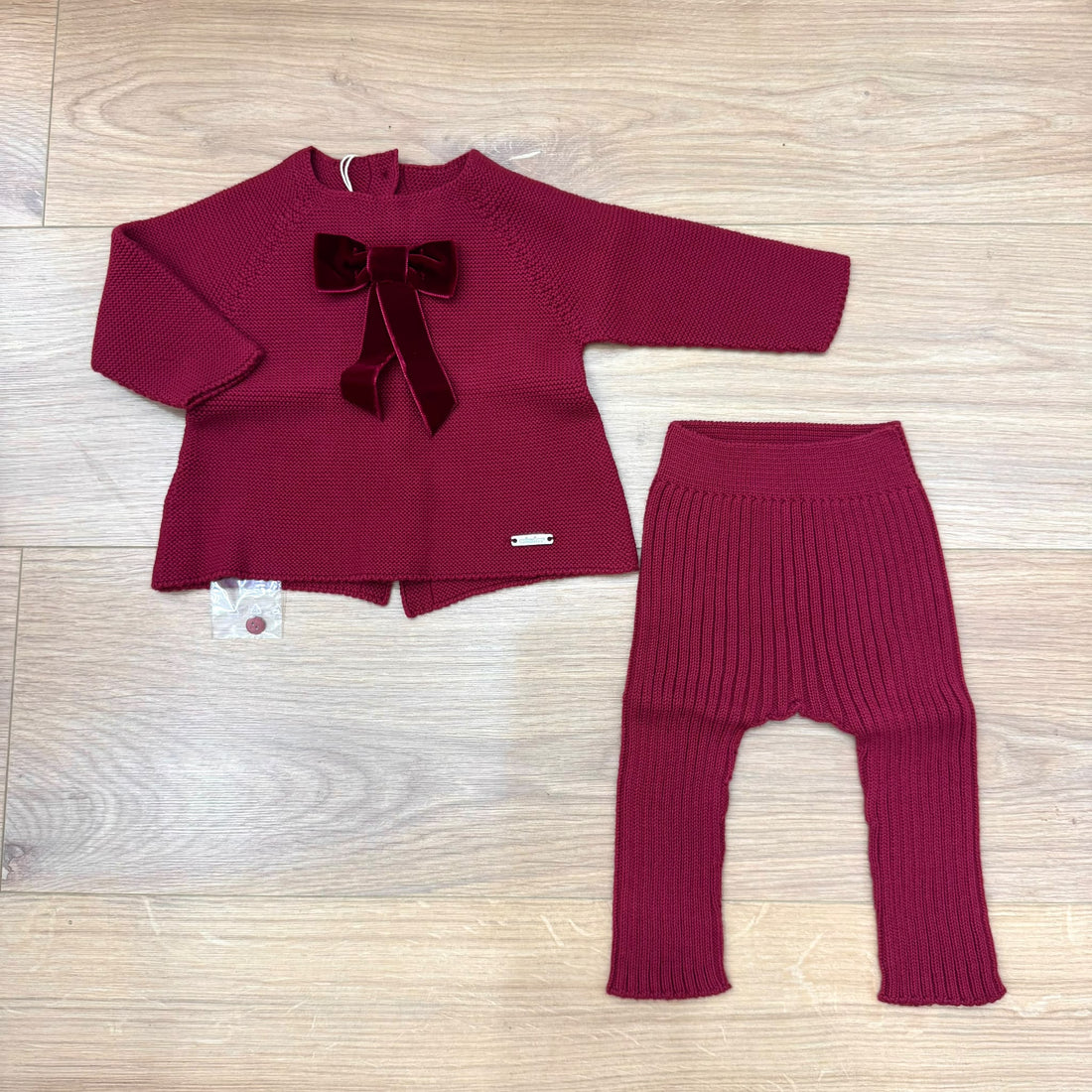 Condor completino con fiocco in velluto - Anima Kids