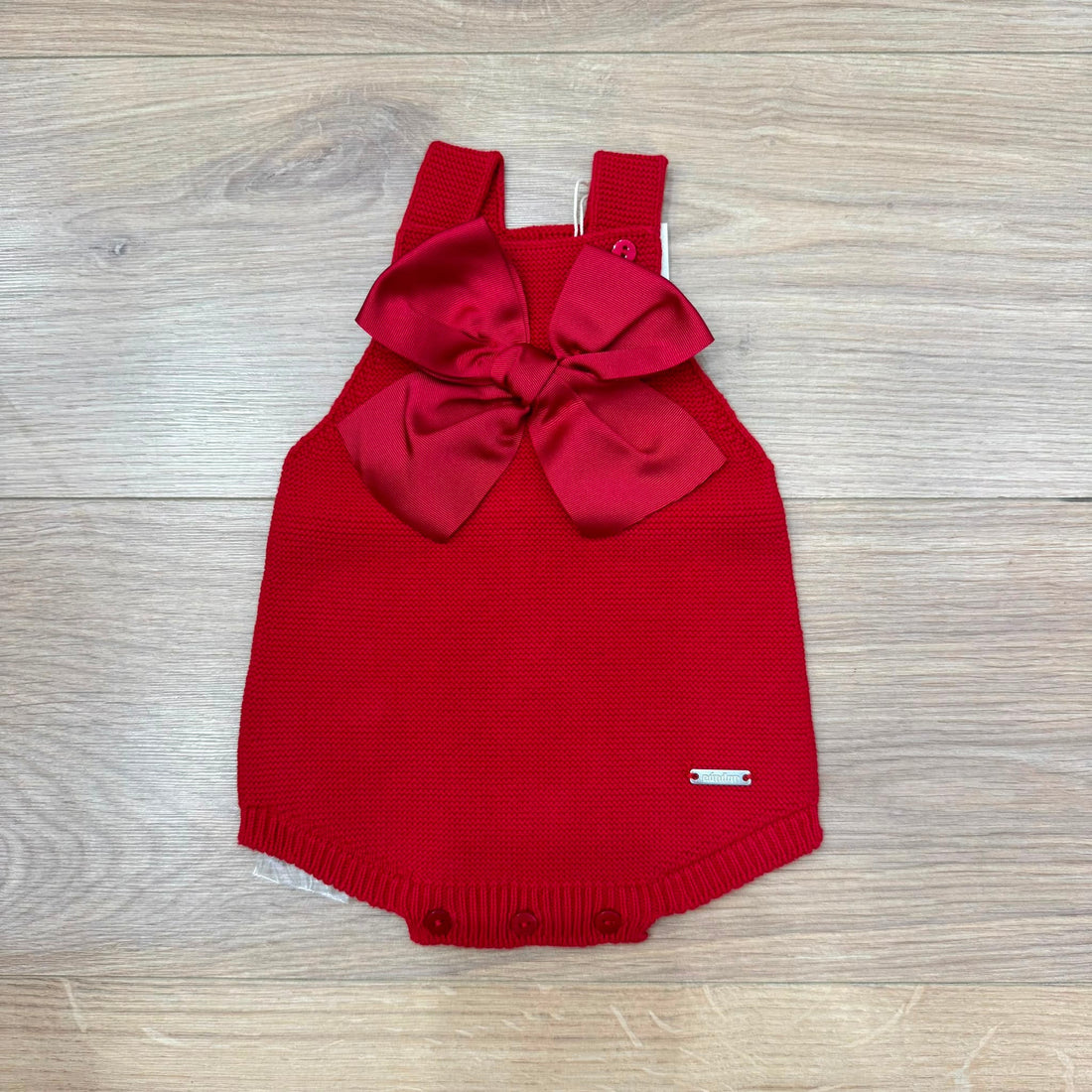 Condor pagliaccetto con fiocco gros-grain - Anima Kids