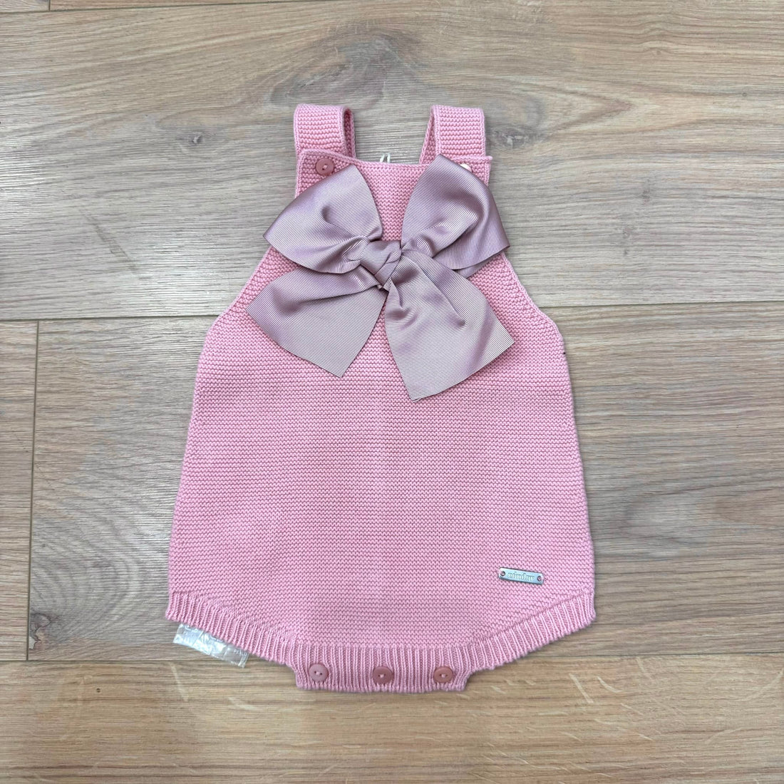 Condor pagliaccetto con fiocco gros-grain - Anima Kids