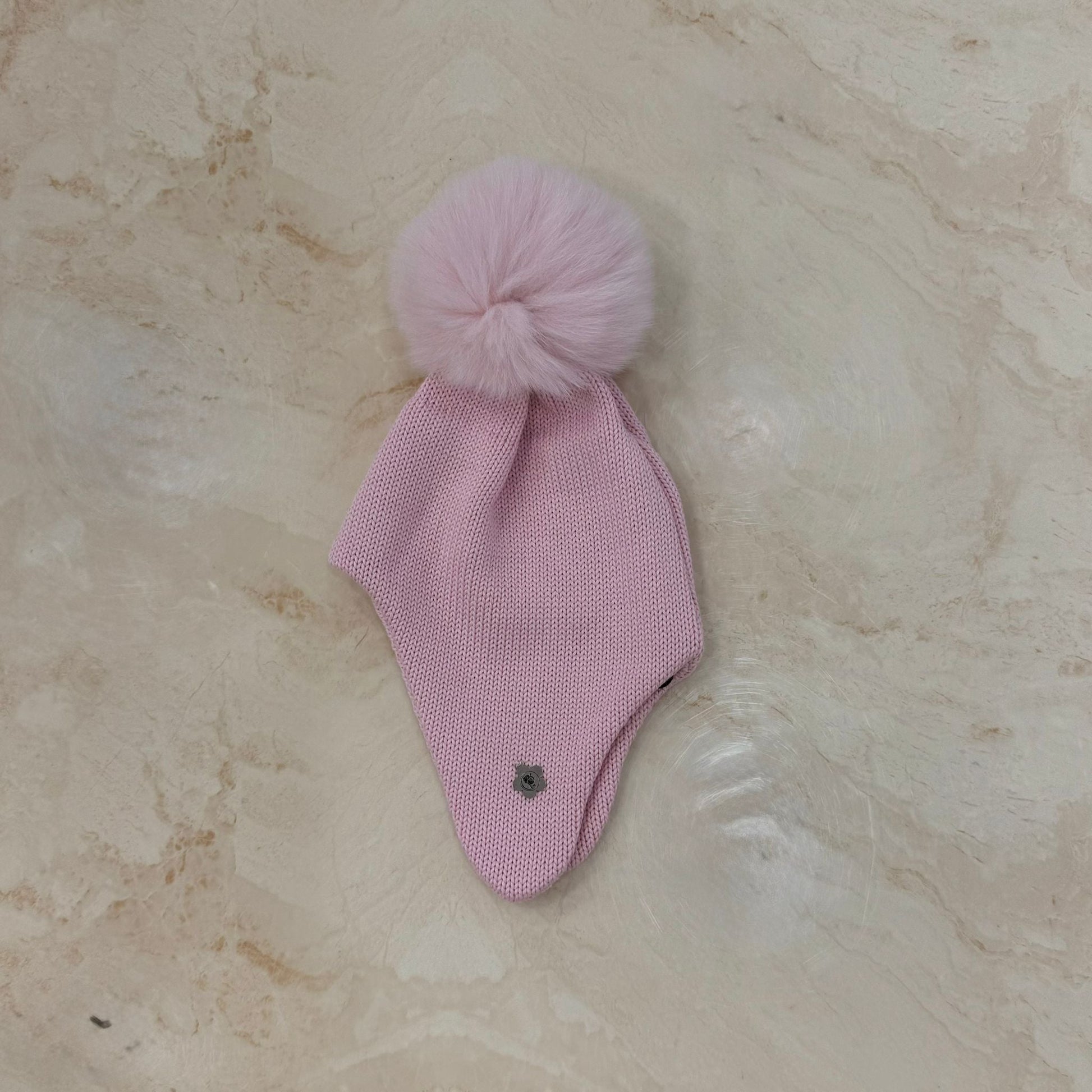 Cuffia con pompon in volpe - Anima Kids