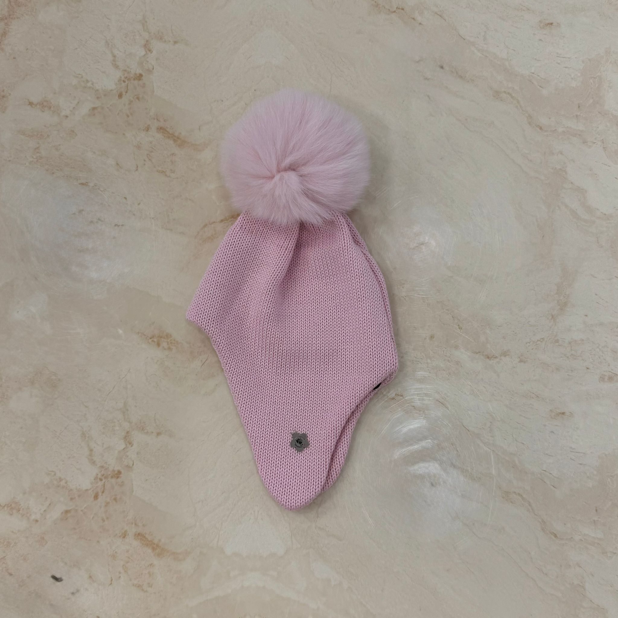 Cuffia con pompon in volpe - Anima Kids