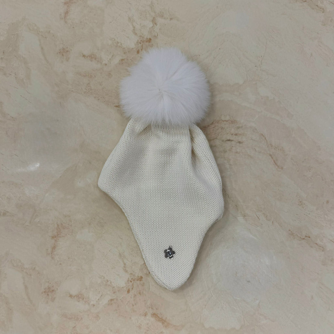 Cuffia con pompon in volpe - Anima Kids