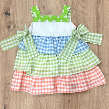 Del Sur abitino in vichy - Anima Kids