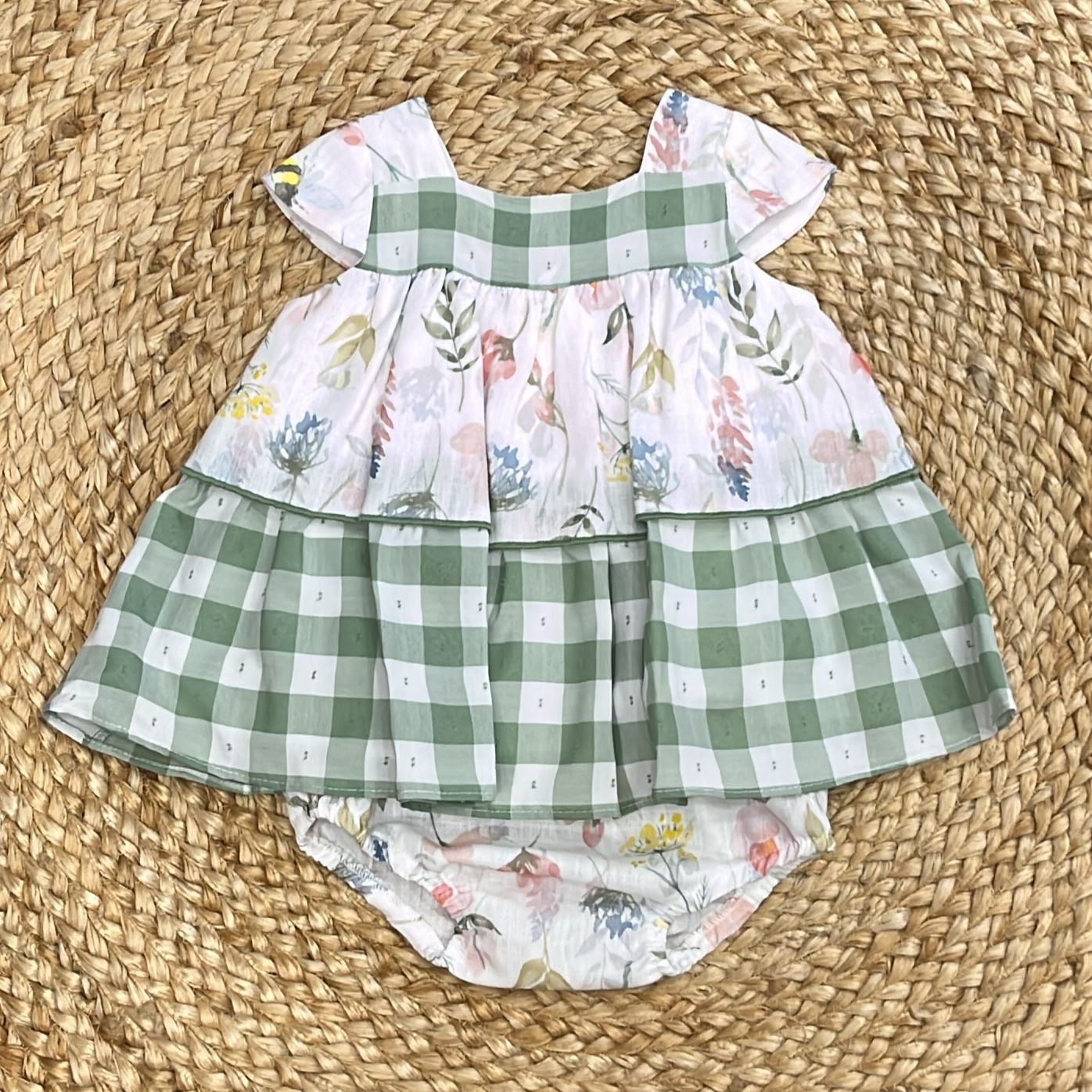 Del Sur Blusa e coulotte A quadri - Anima Kids