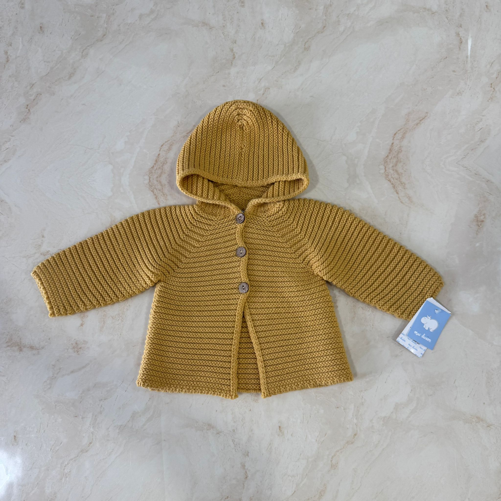 Mac Ilusion Maxi cardigan in Misto lana