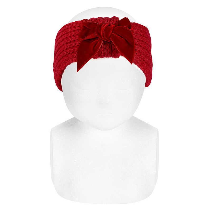 Condor Velvet Bow Headband