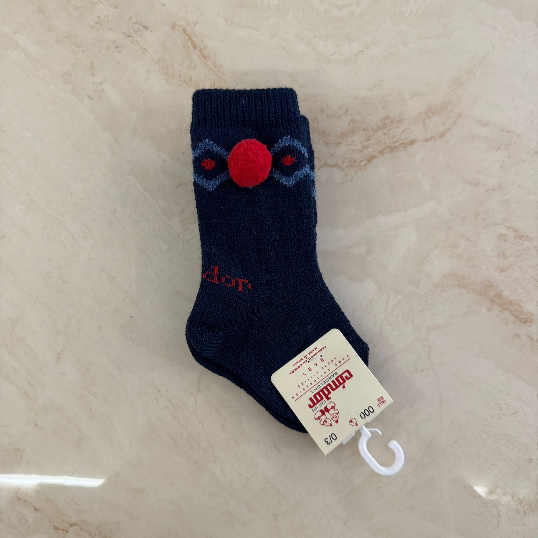 Condor Calzini alti con Pom pon