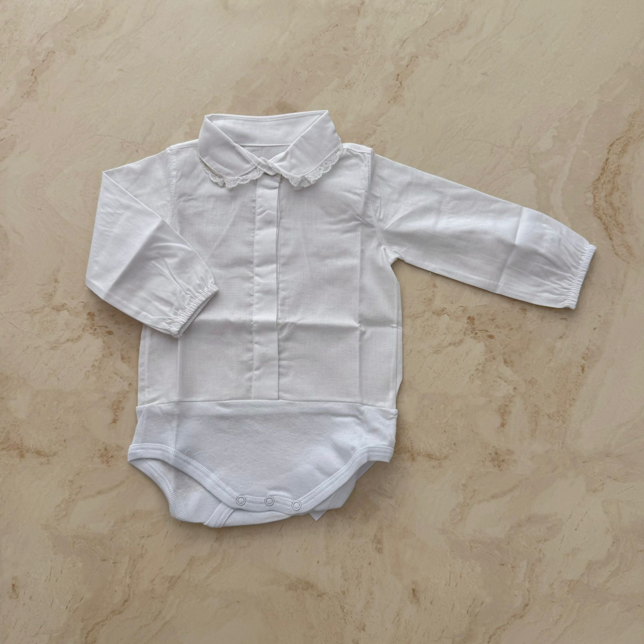 BabyVip Camicina a body collo Macramè
