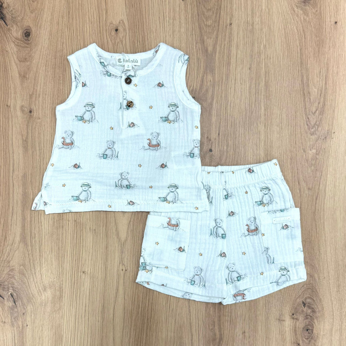 Lalalù Completino in cotone organico - Anima Kids