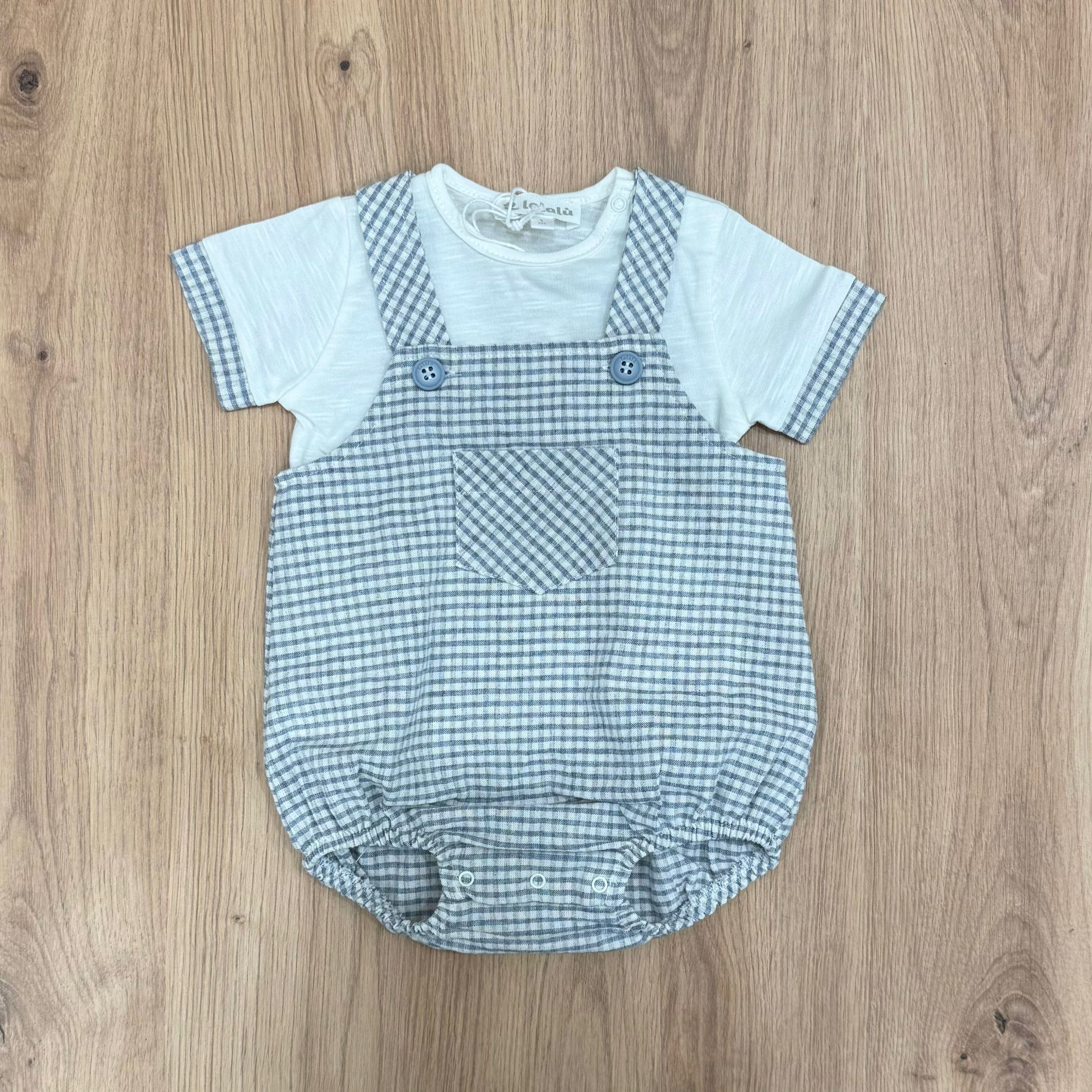 Lalalù completino in vichy - Anima Kids