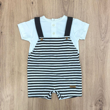 Lalalù pagliaccetto in cotone a righe - Anima Kids