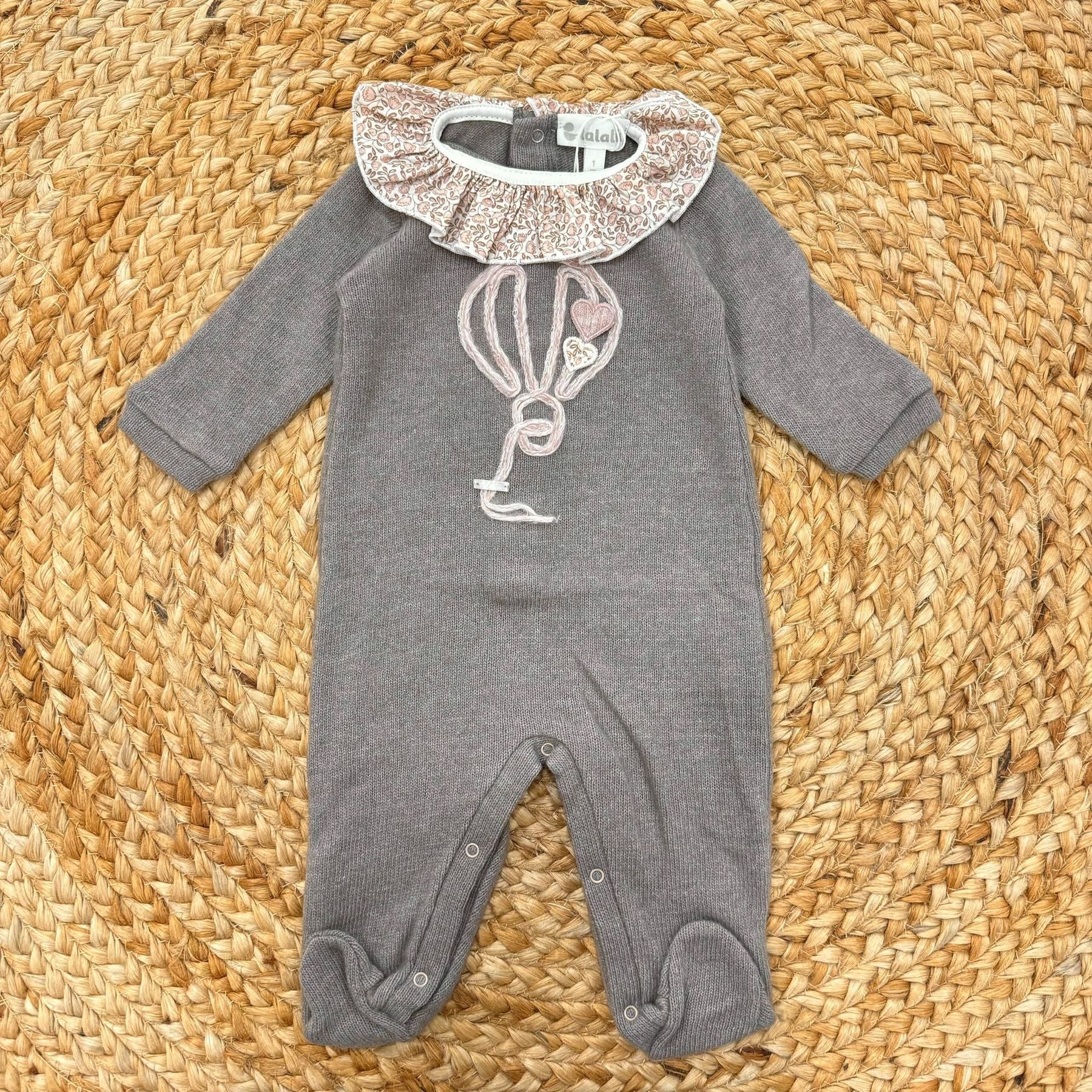 Lalalù Tutina in misto lan Rouche liberty - Anima Kids