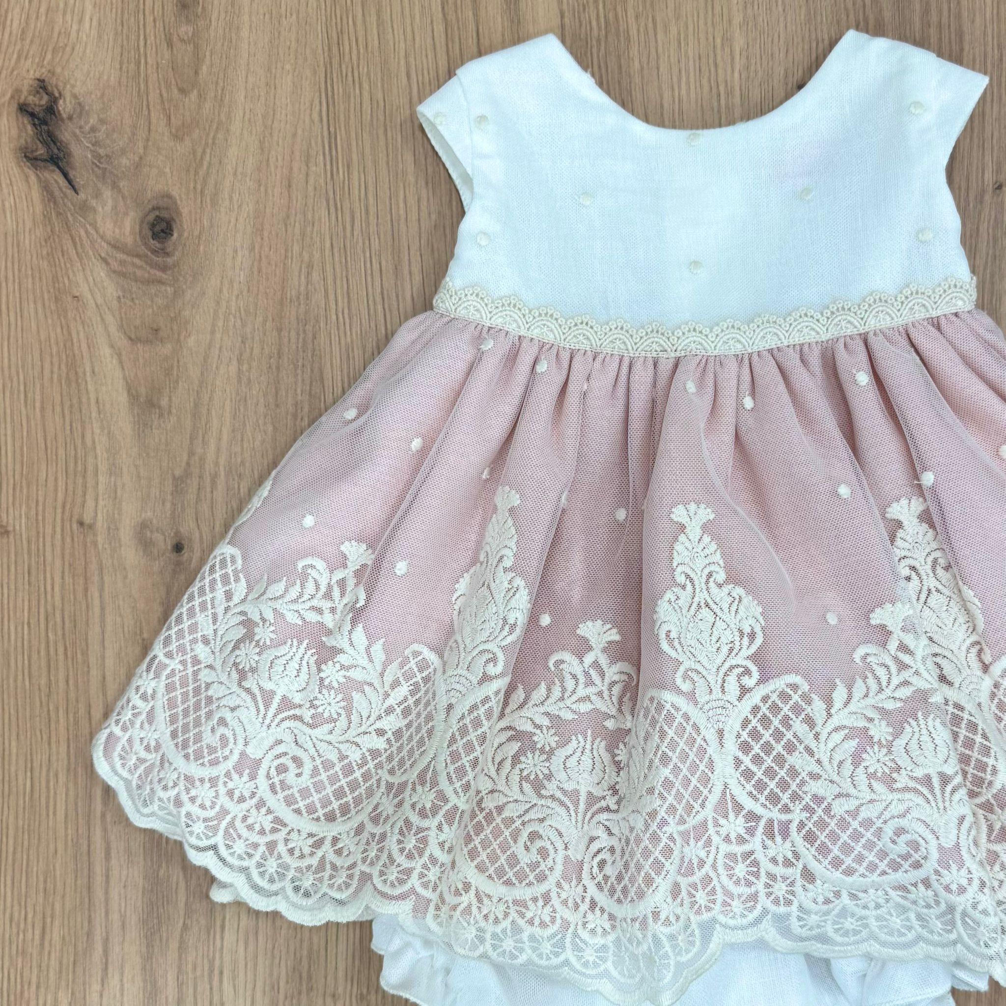 Lilus Abito battesimale con coulotte - Anima Kids