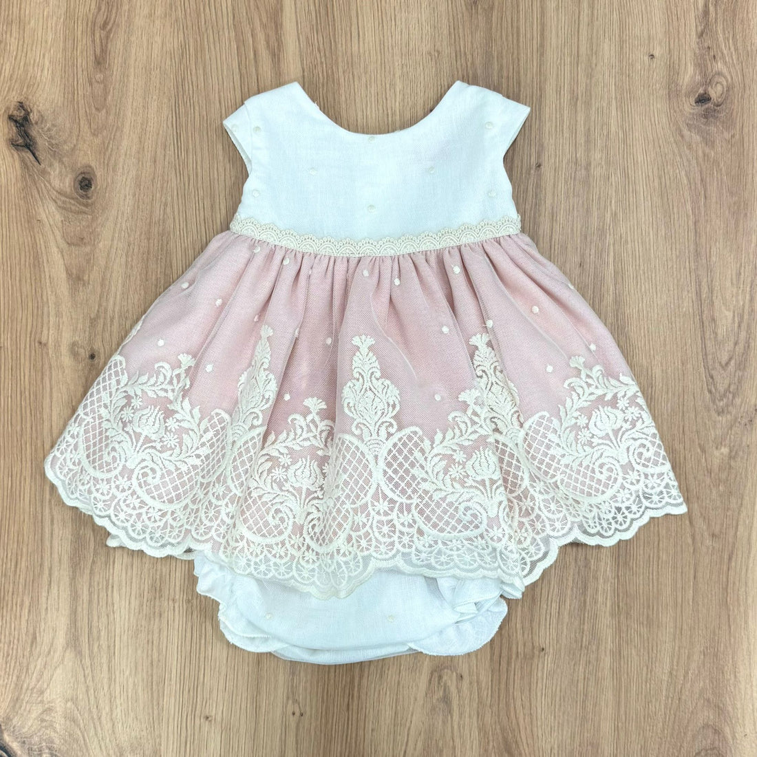 Lilus Abito battesimale con coulotte - Anima Kids