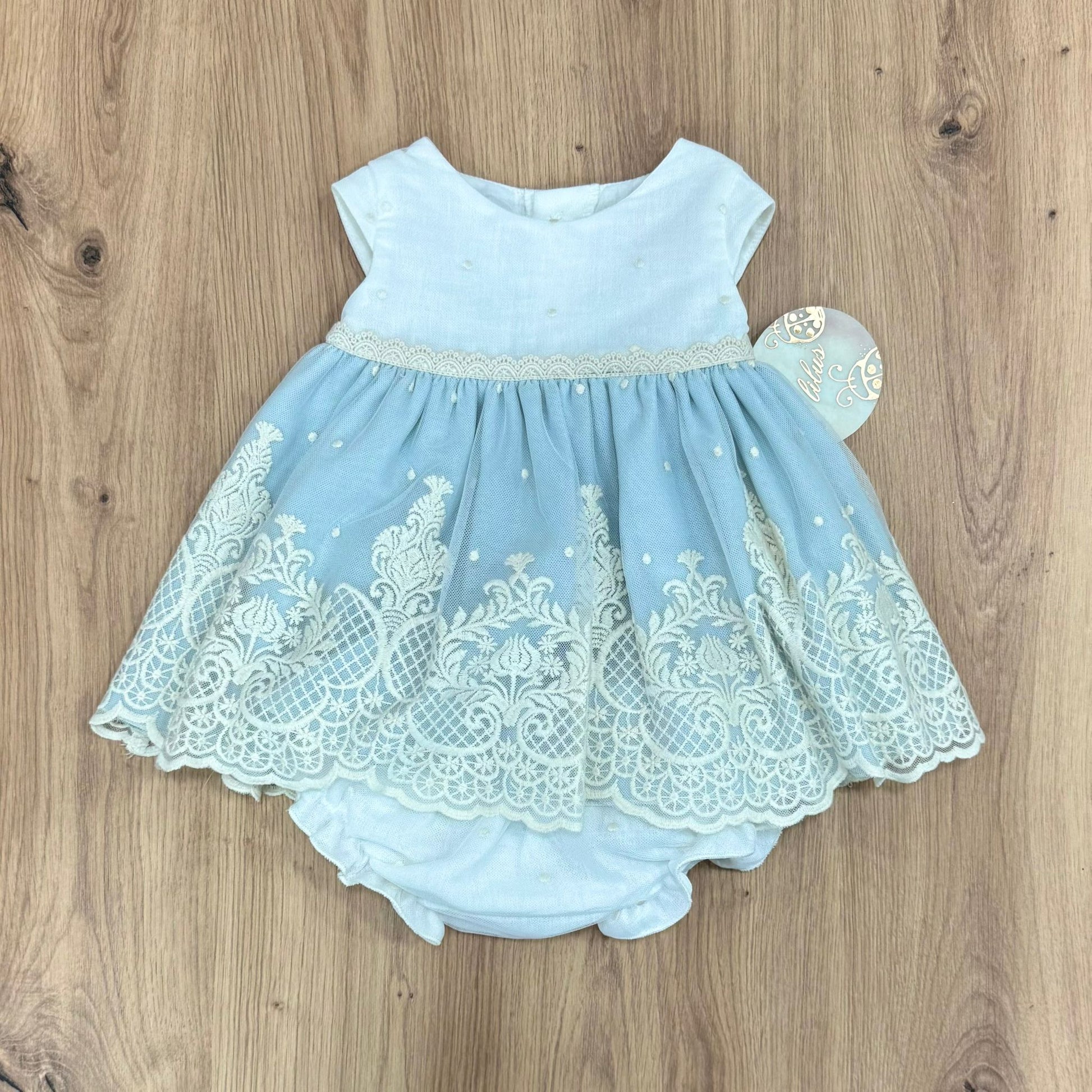 Lilus Abito battesimale con coulotte - Anima Kids