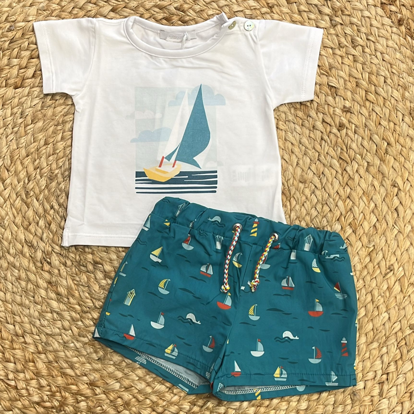 Ma Però T-shirt con costumino Barchetta - Anima Kids