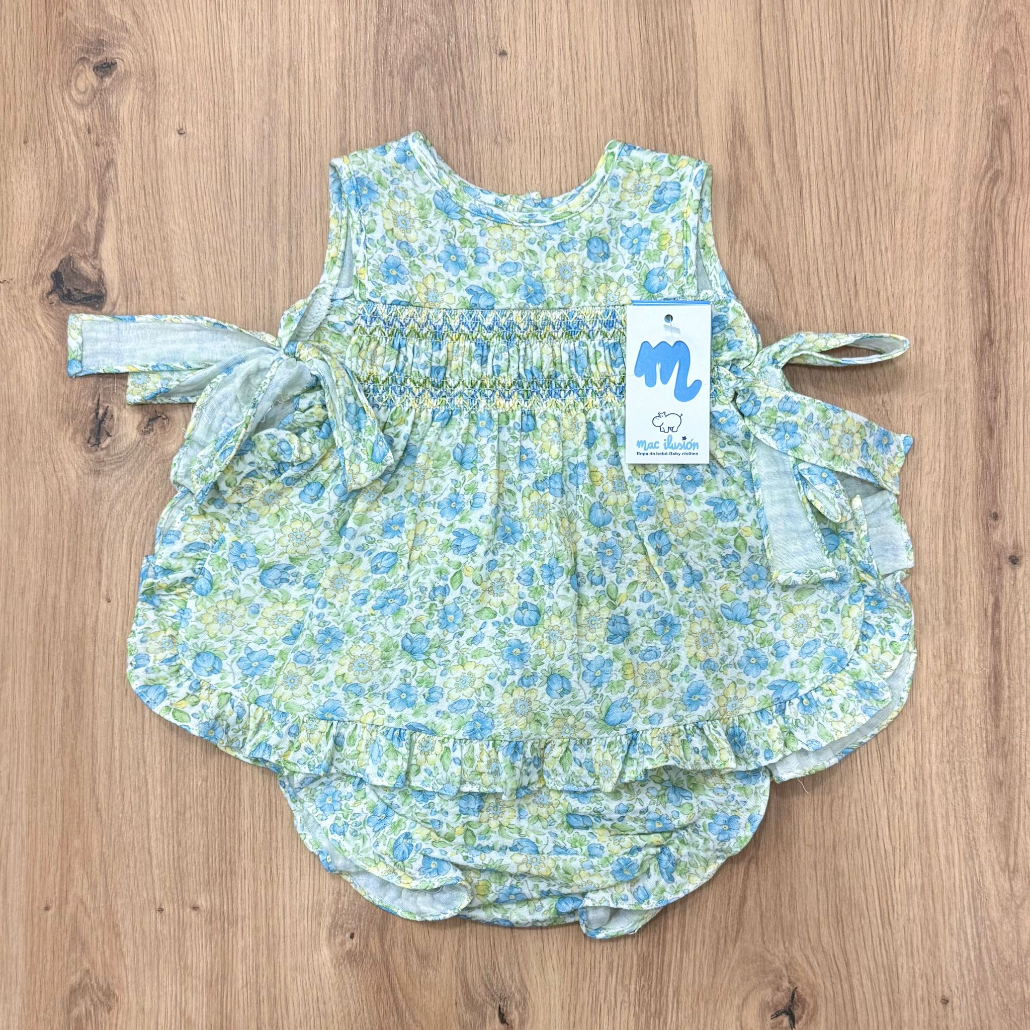 Mac Ilusion Abitino con coulotte floreale - Anima Kids