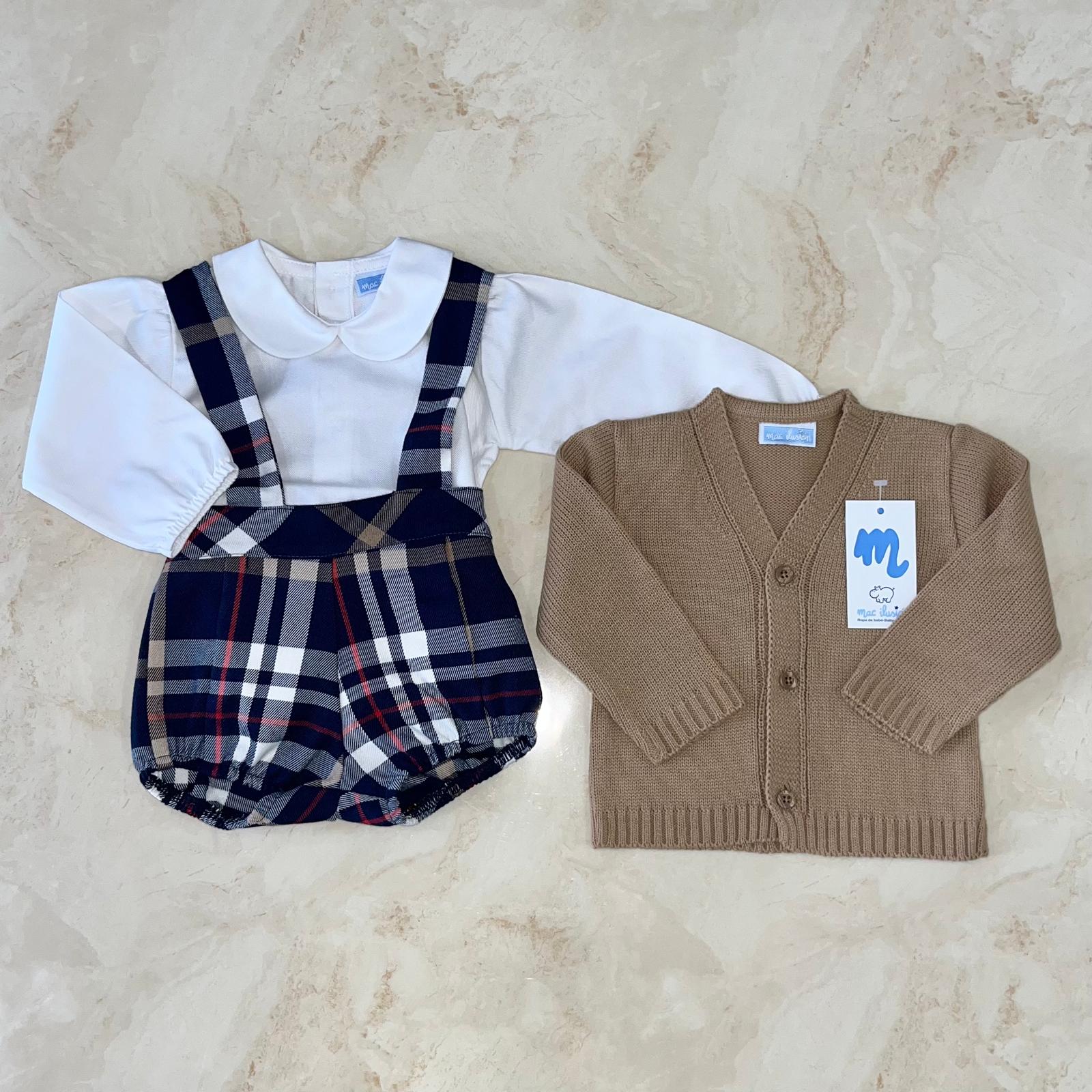 Mac Ilusion Completino 3 pezzi Scozzese - Anima Kids