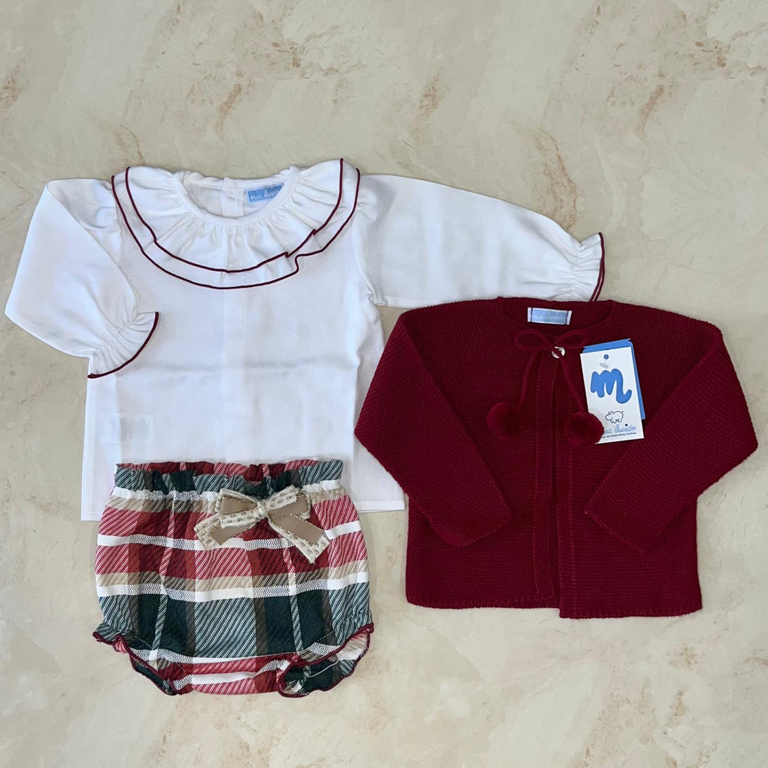 Mac Ilusion Completino 3 pezzi Scozzese - Anima Kids