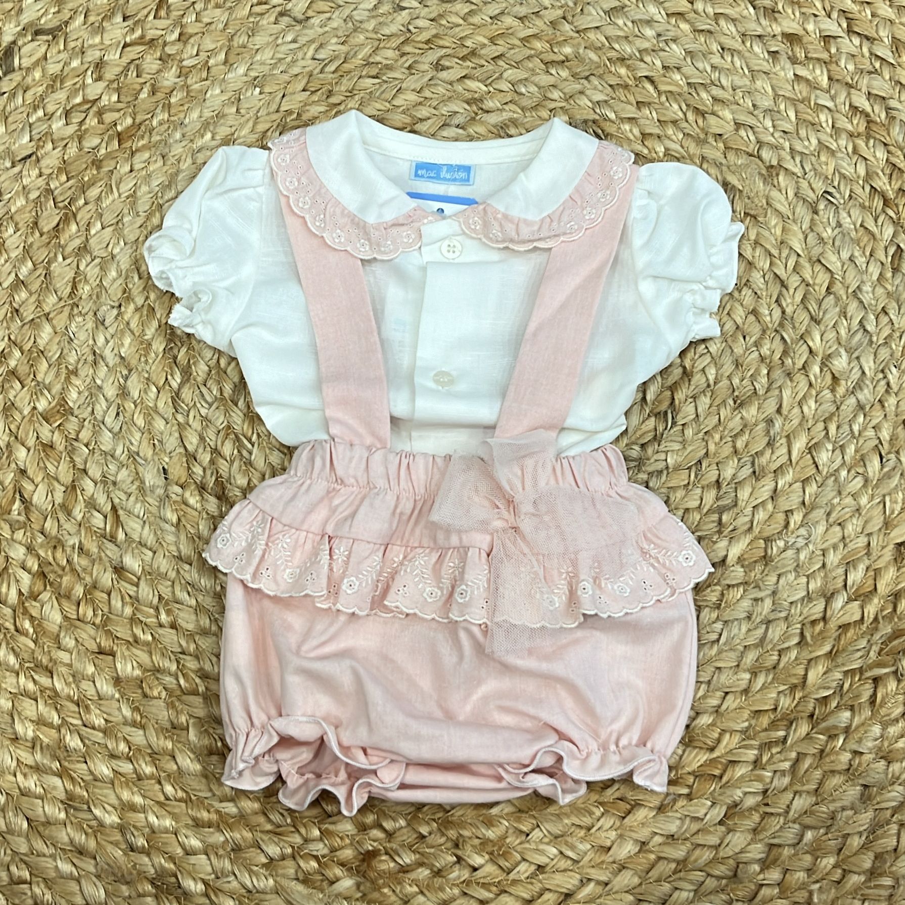 Mac Ilusion Salopette con Camicina Con fiocco - Anima Kids