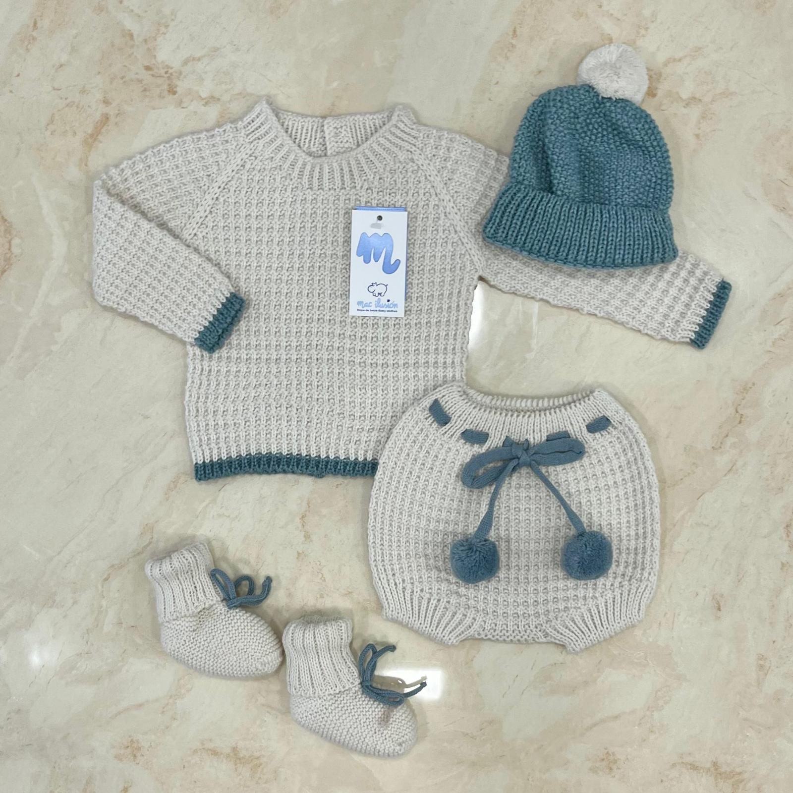 Mac Ilusion Set Nascita in Misto lana - Anima Kids