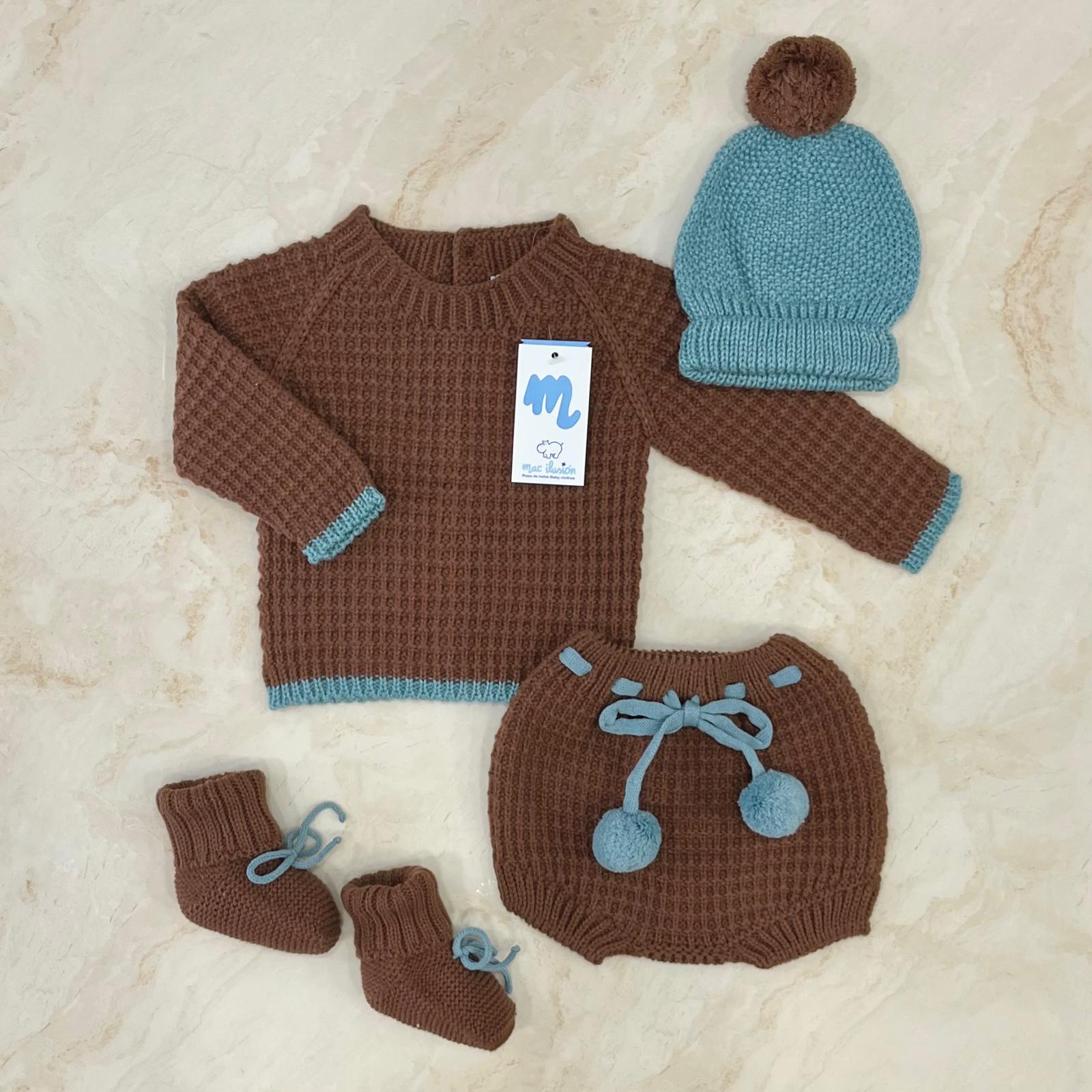 Mac Ilusion Set Nascita in Misto lana - Anima Kids