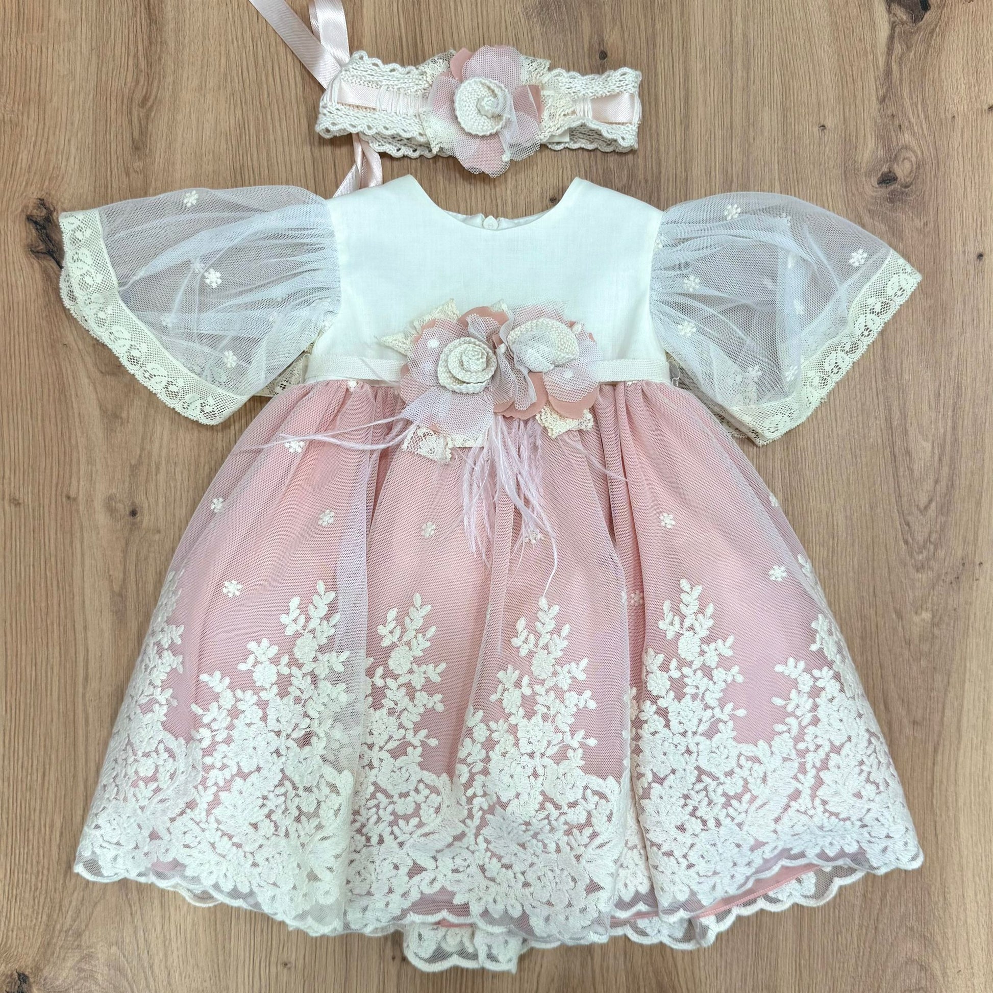 Marlù abito cerimoniale con fascia - Anima Kids