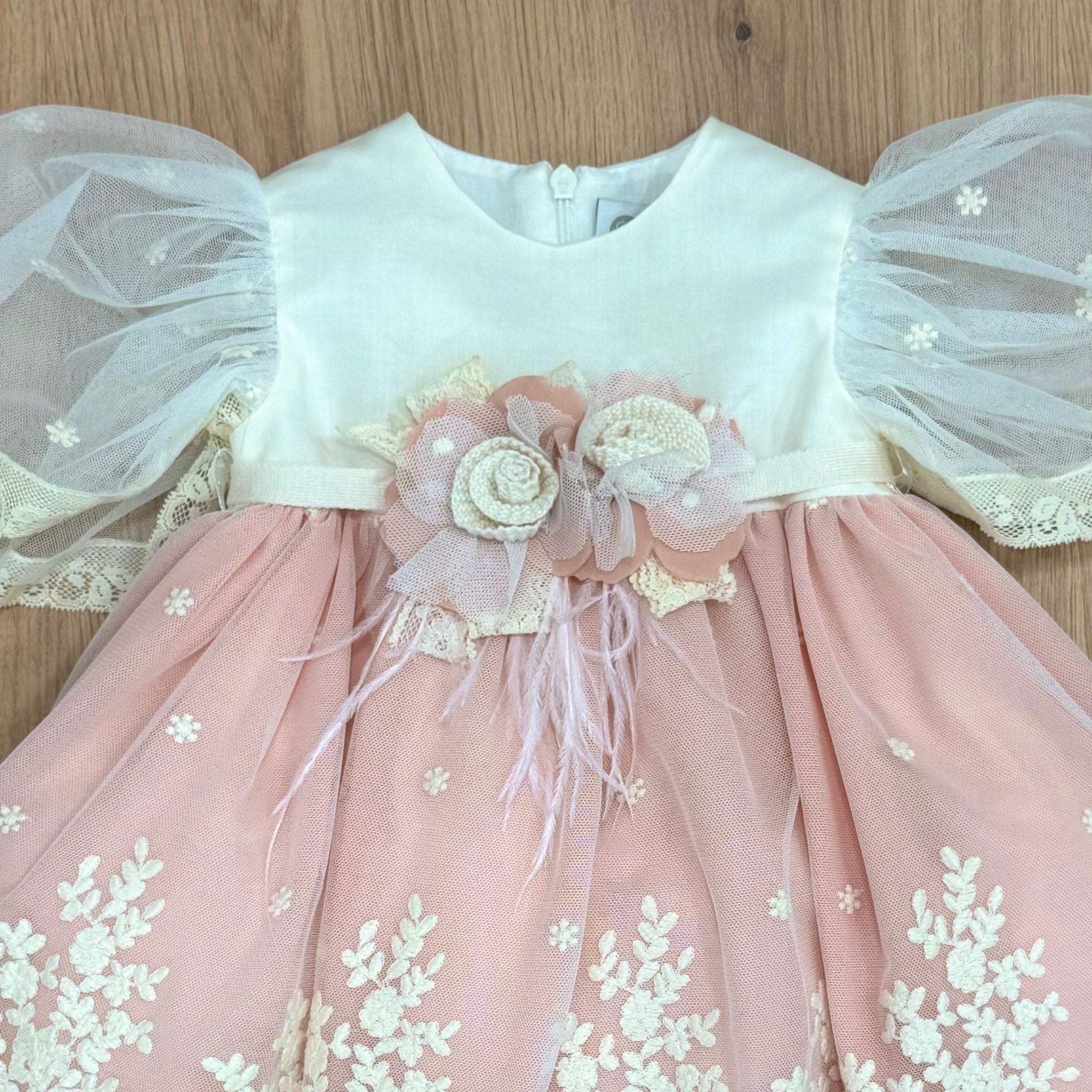 Marlù abito cerimoniale con fascia - Anima Kids