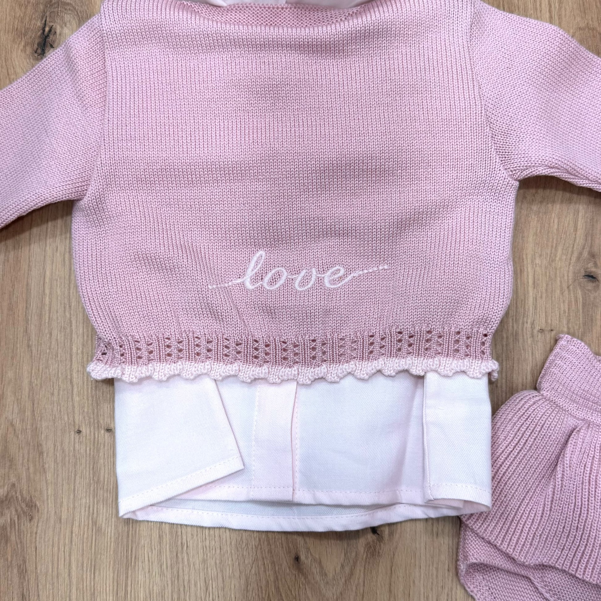 Marlù completino in lana 'LOVE' - Anima Kids