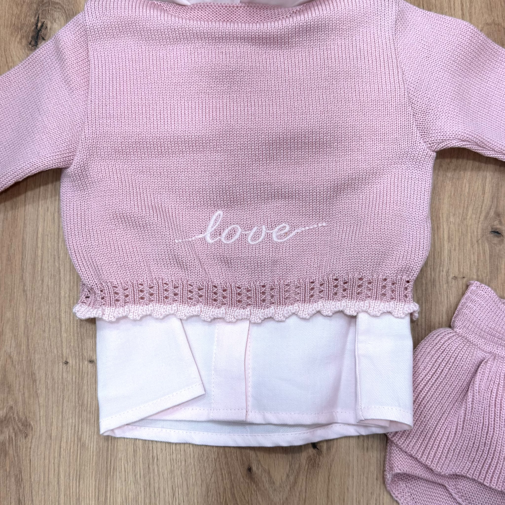 Marlù completino in lana 'LOVE' - Anima Kids