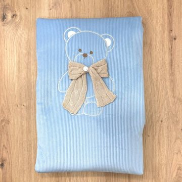 Marlù copertina in ciniglia orsetto - Anima Kids
