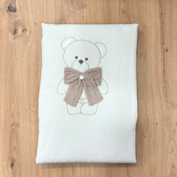 Marlù copertina in ciniglia orsetto - Anima Kids