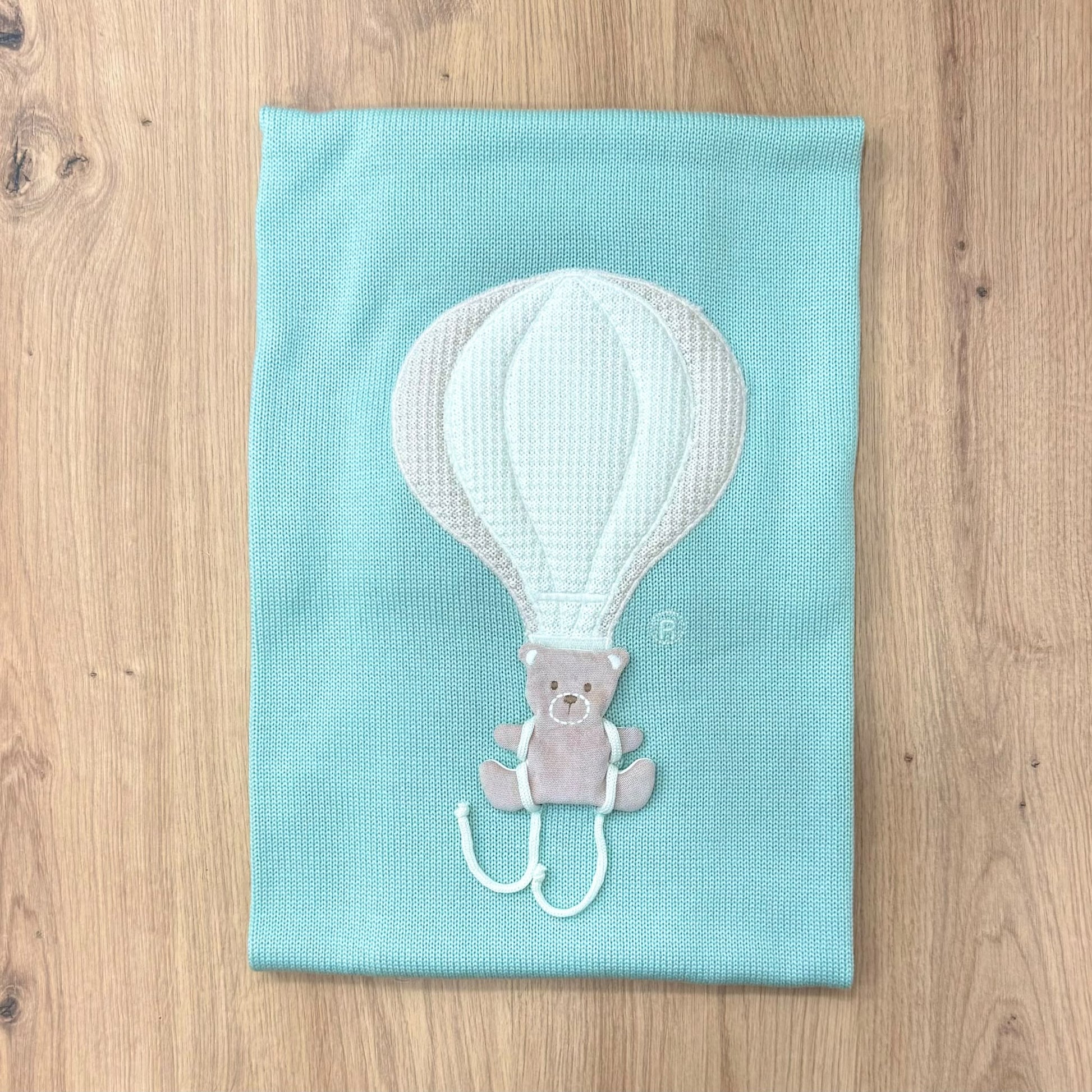 Marlù copertina in lana Mongolfiera - Anima Kids
