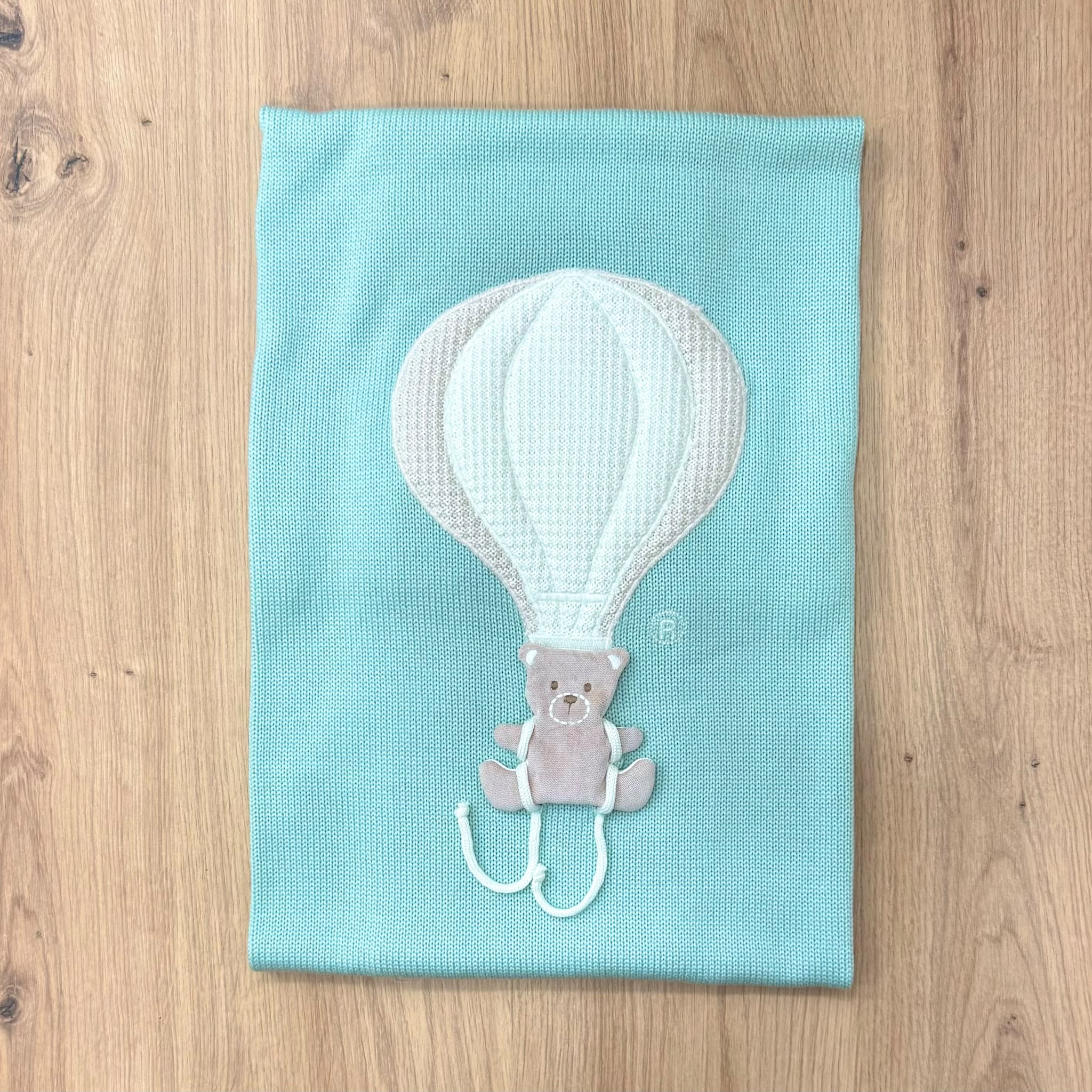 Marlù copertina in lana Mongolfiera - Anima Kids