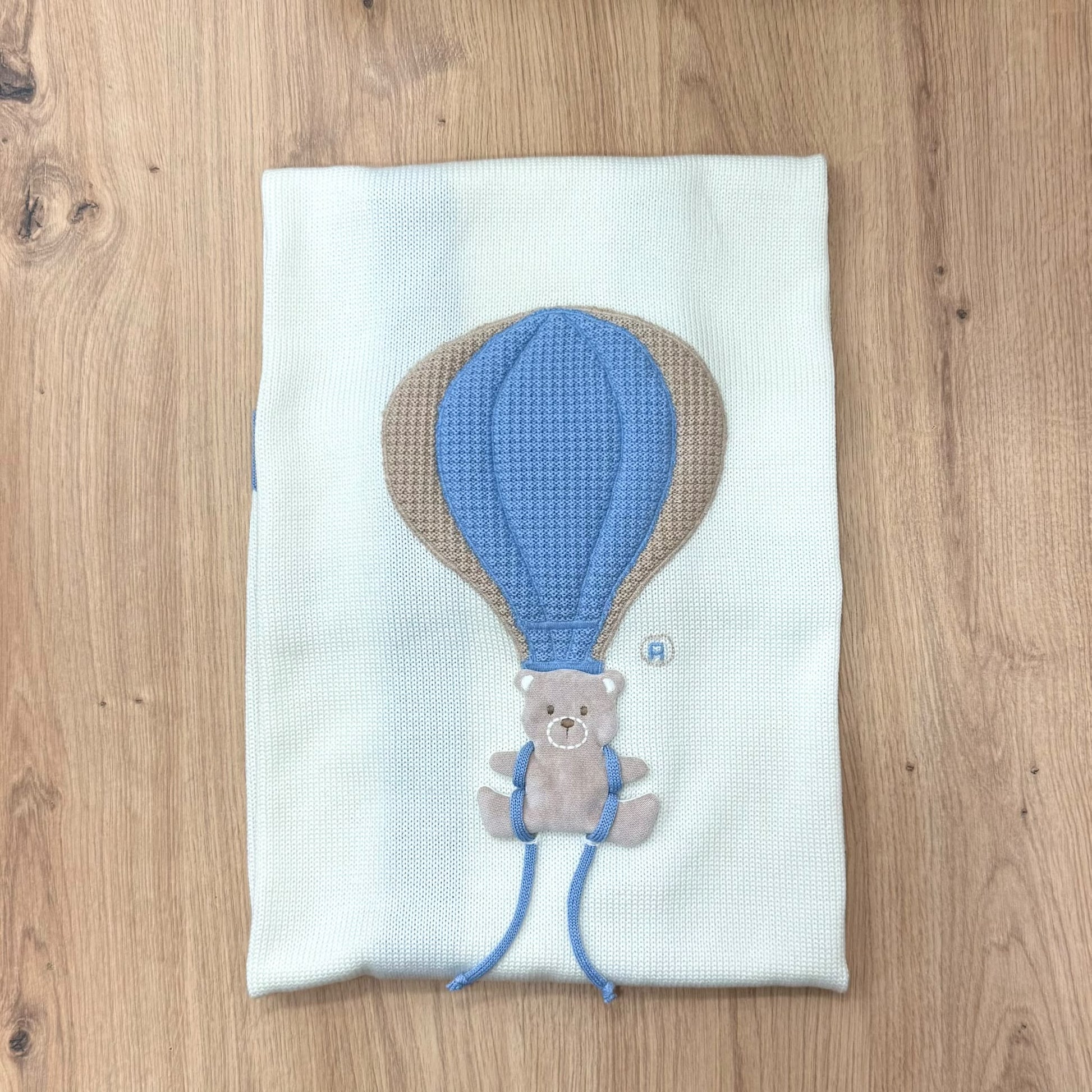 Marlù copertina in lana Mongolfiera - Anima Kids